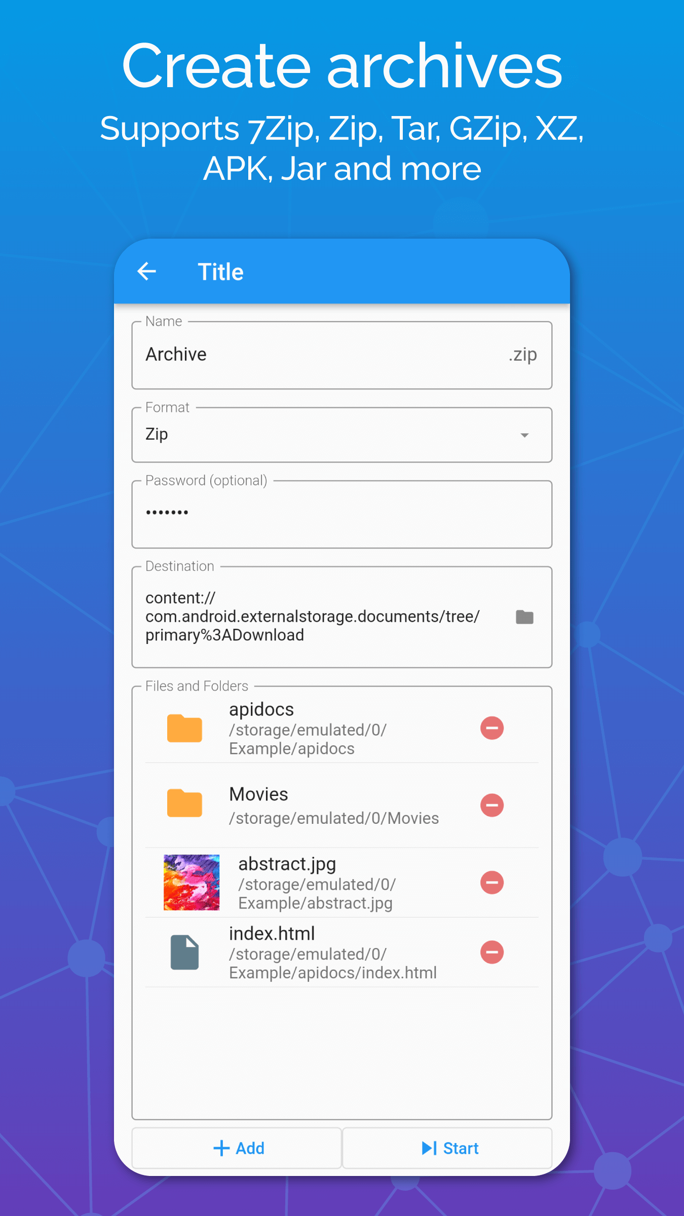 اسکرین شات 3 برنامه 7Z: Zip 7Zip Rar File Manager