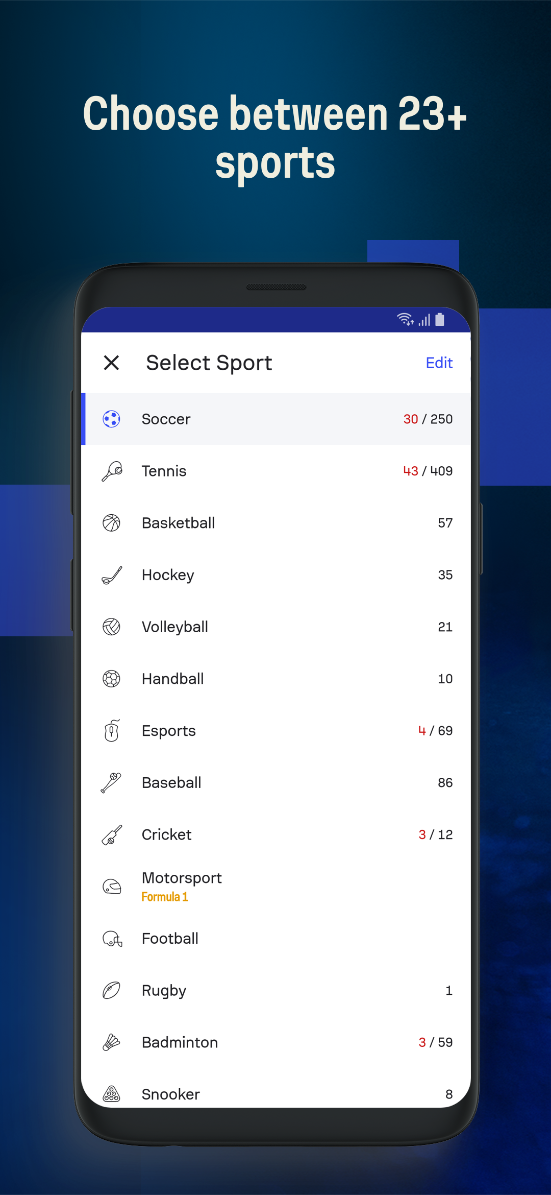 اسکرین شات 8 برنامه Sofascore - Sports live scores