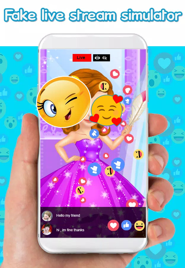 اسکرین شات 4 برنامه fake video call with princess