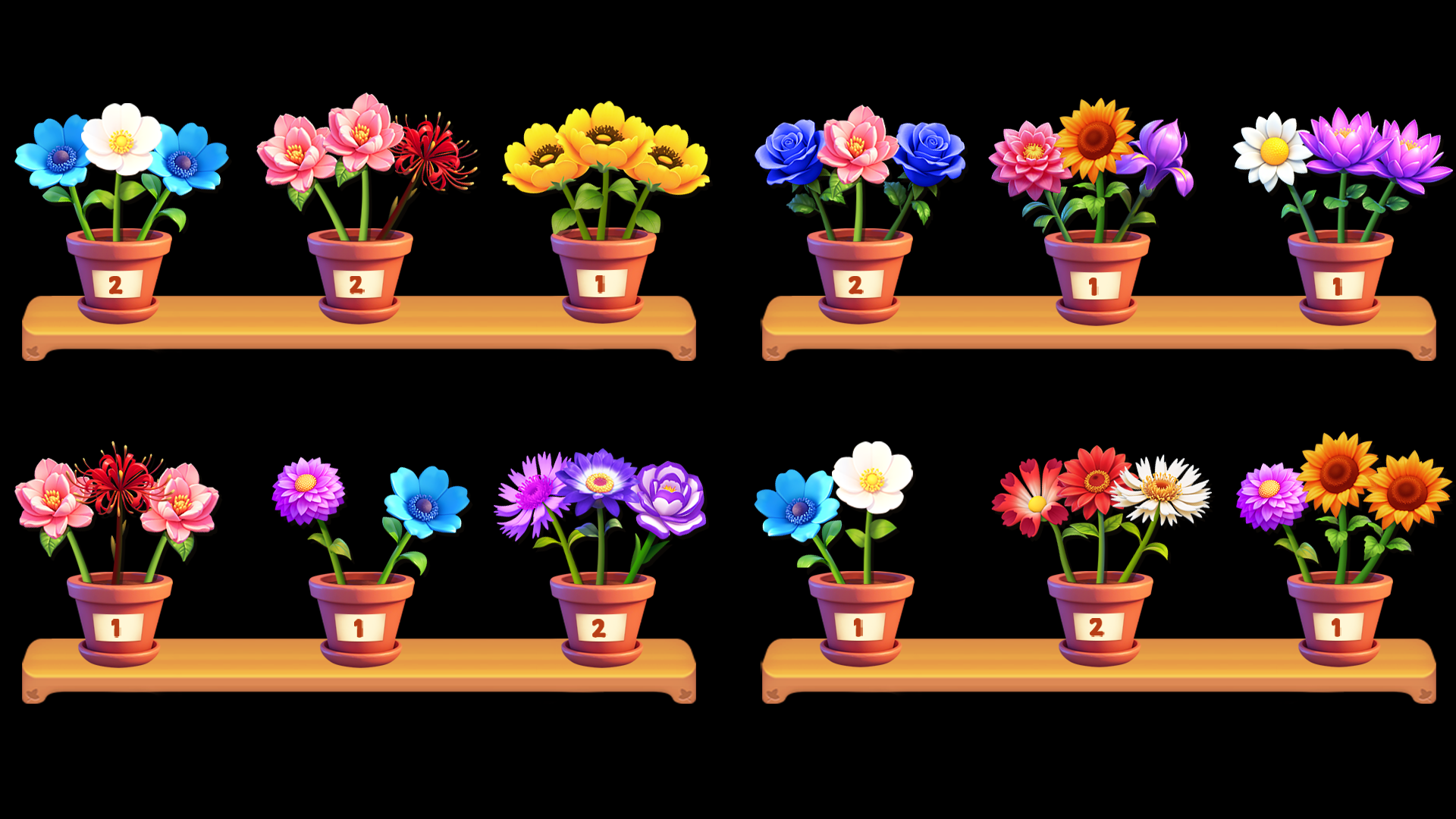 اسکرین شات 5 بازی Blossom Bliss: Sort&Design