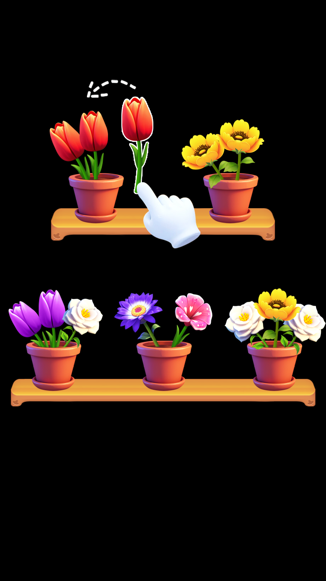 اسکرین شات 1 بازی Blossom Bliss: Sort&Design