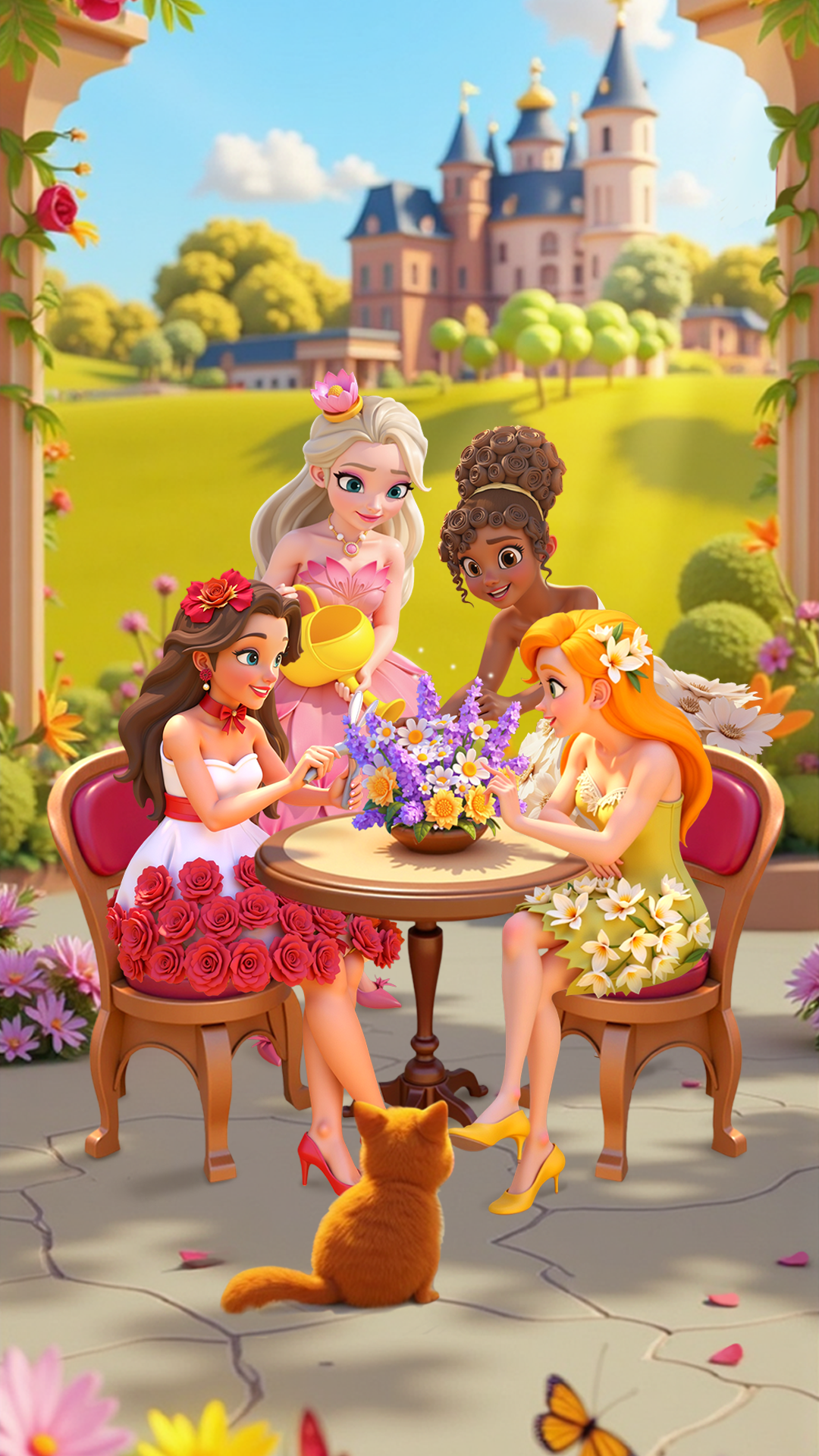 اسکرین شات 4 بازی Blossom Bliss: Sort&Design