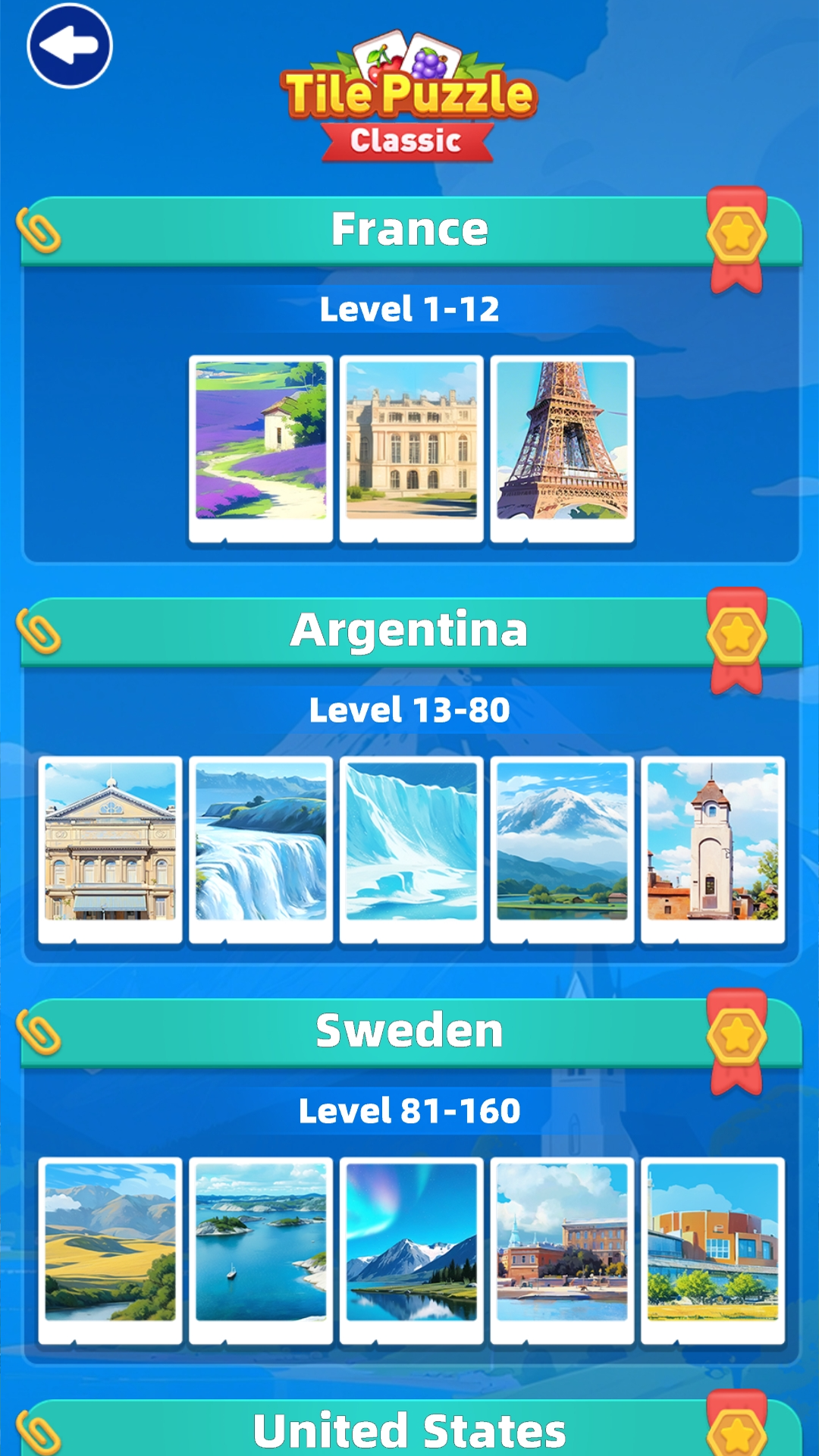 اسکرین شات 5 بازی Tile Puzzle Classic