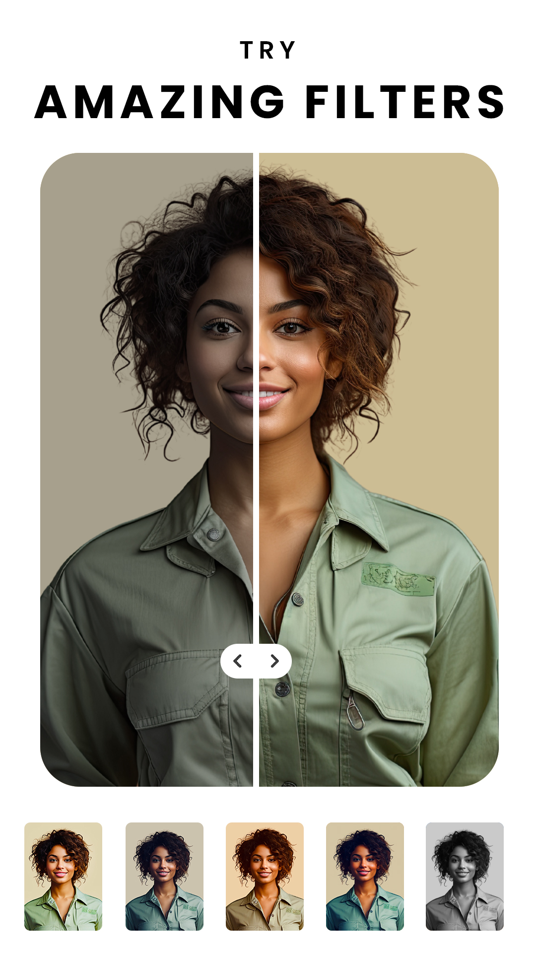 اسکرین شات 4 برنامه Snaptune AI Photo Editor