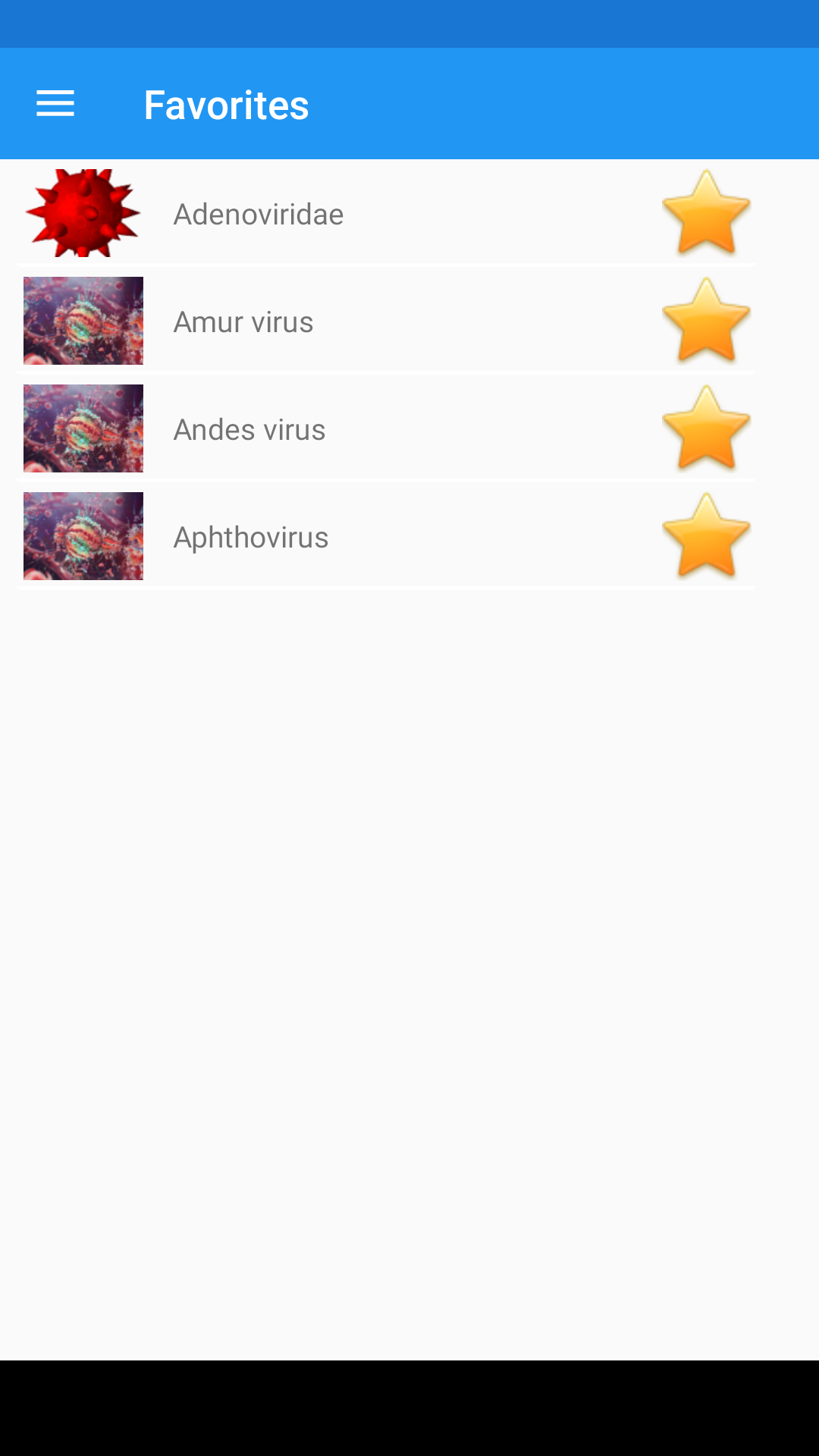 اسکرین شات 4 برنامه Viruses