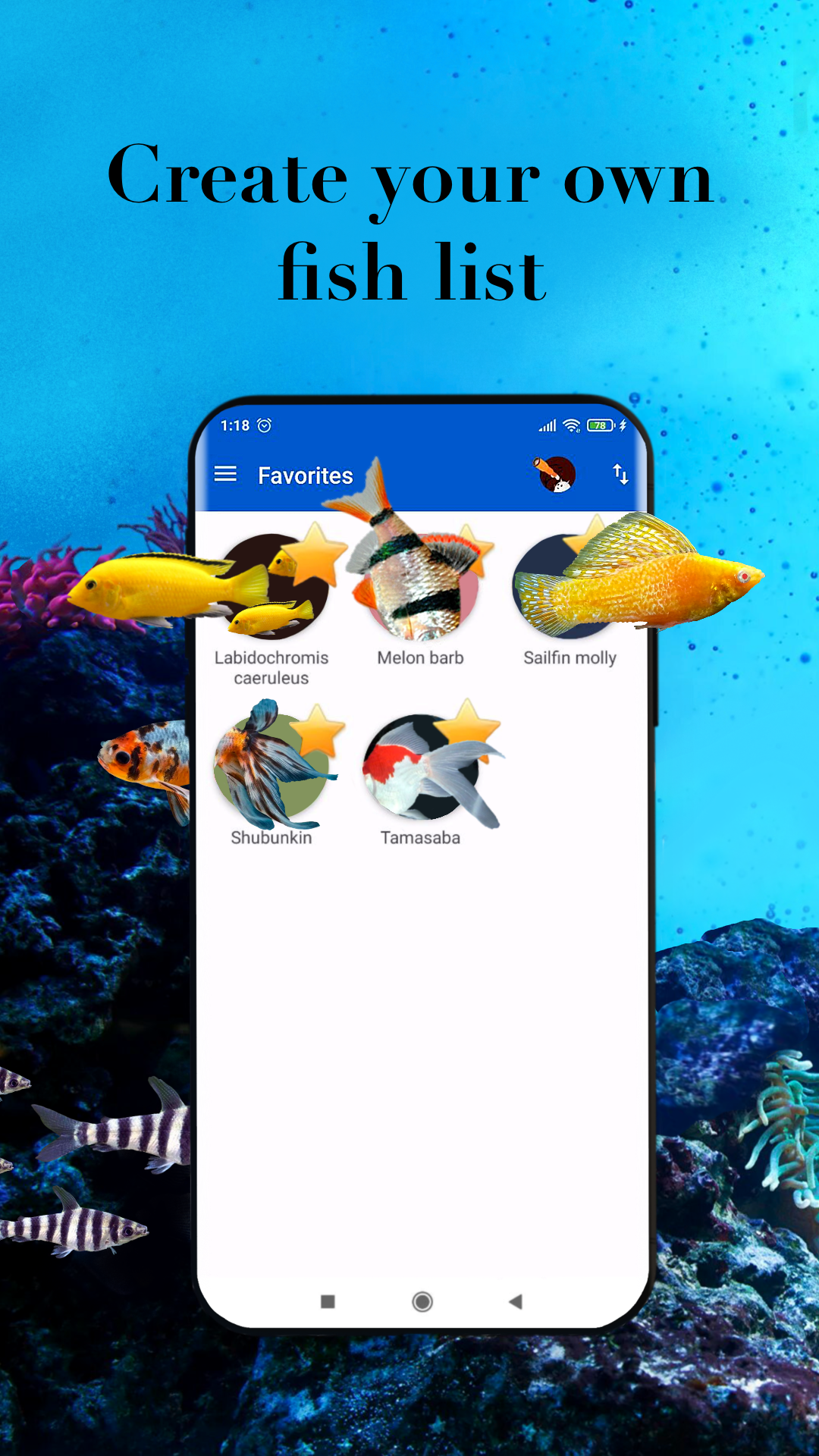 اسکرین شات 4 برنامه Aquarium fish