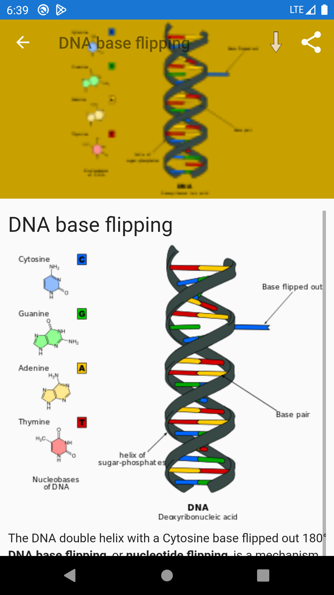 اسکرین شات 4 برنامه Molecular biology