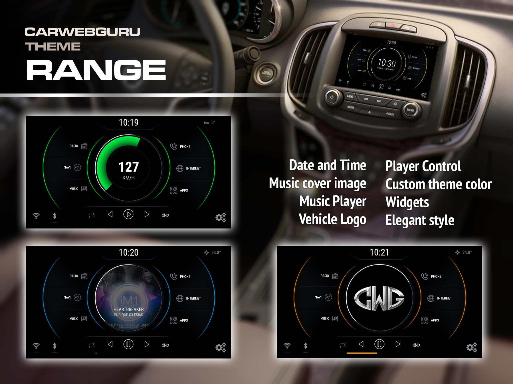 اسکرین شات 2 برنامه CarWebGuru Car Launcher