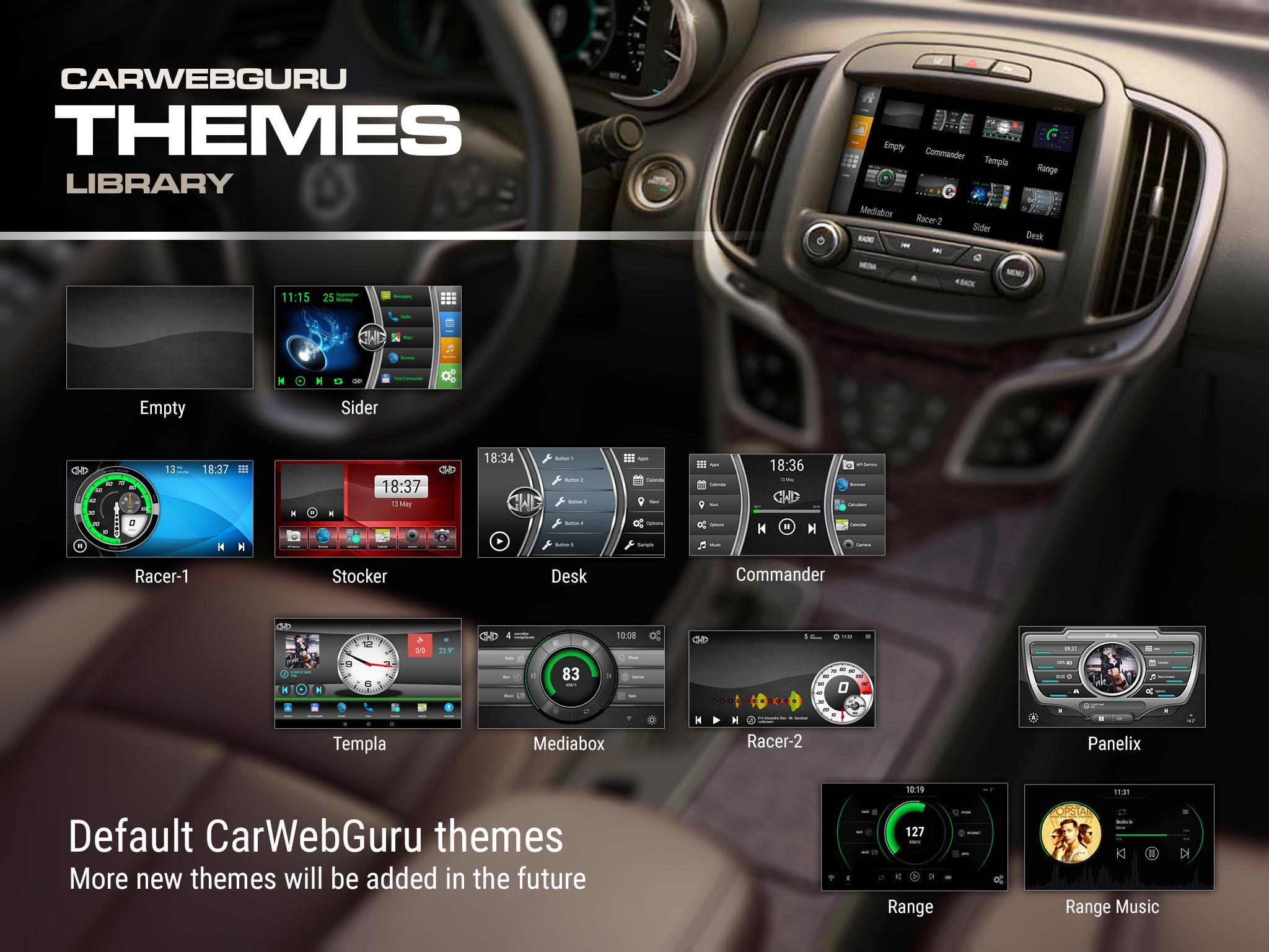اسکرین شات 3 برنامه CarWebGuru Car Launcher