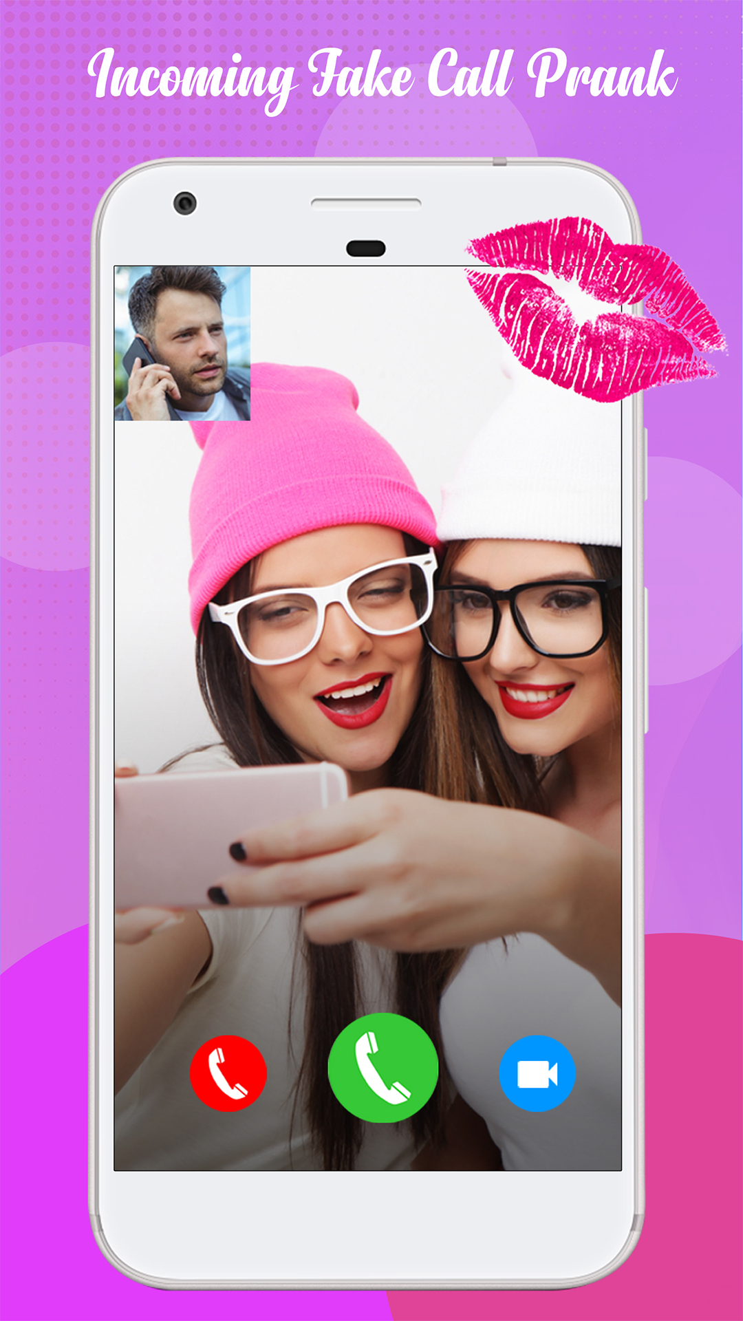 اسکرین شات 1 برنامه Fun Phone Call-Fake Call Prank