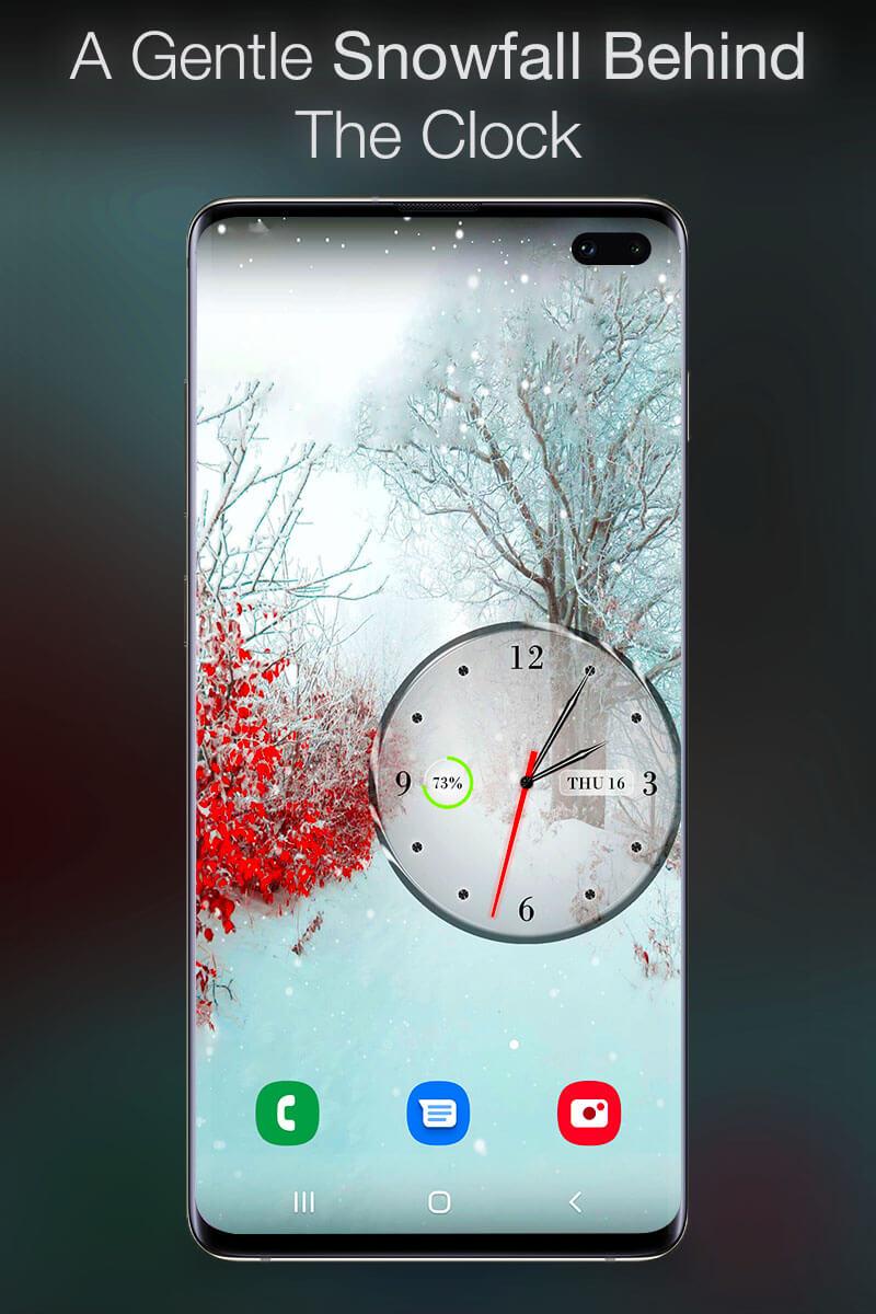 اسکرین شات 2 برنامه Clocks and Live Wallpapers