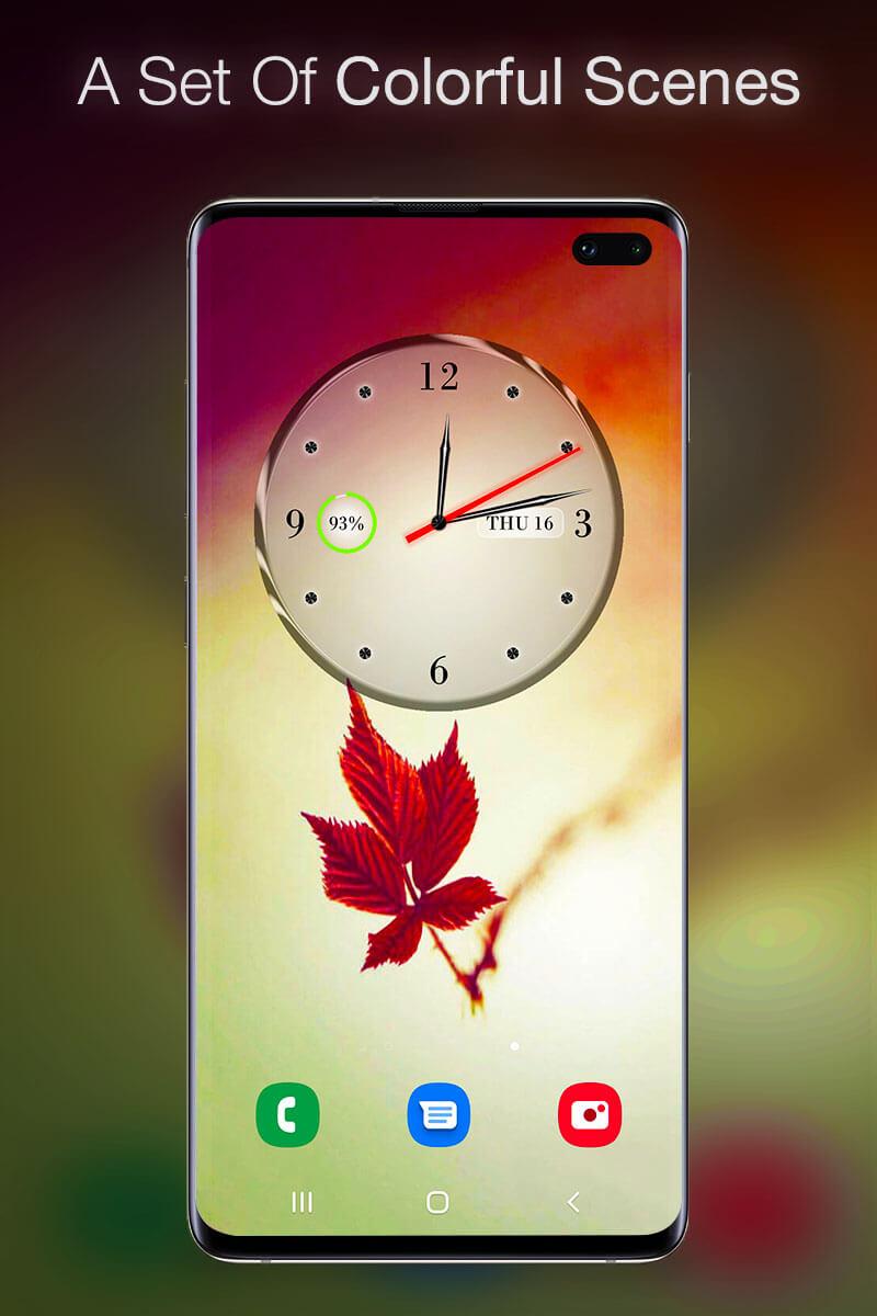 اسکرین شات 3 برنامه Clocks and Live Wallpapers