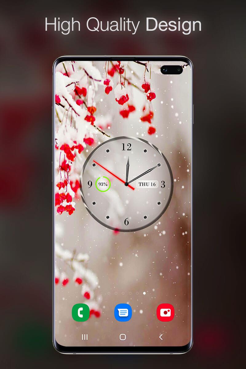 اسکرین شات 5 برنامه Clocks and Live Wallpapers