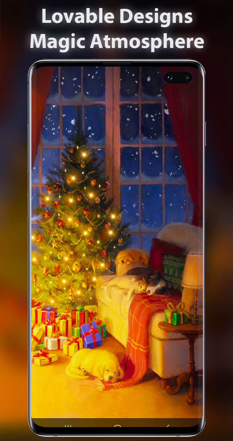 اسکرین شات 3 برنامه Snow Live Wallpaper