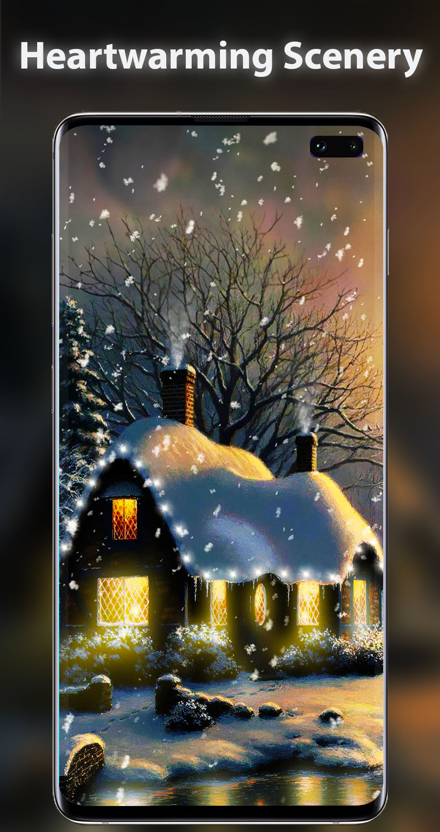 اسکرین شات 4 برنامه Snow Live Wallpaper