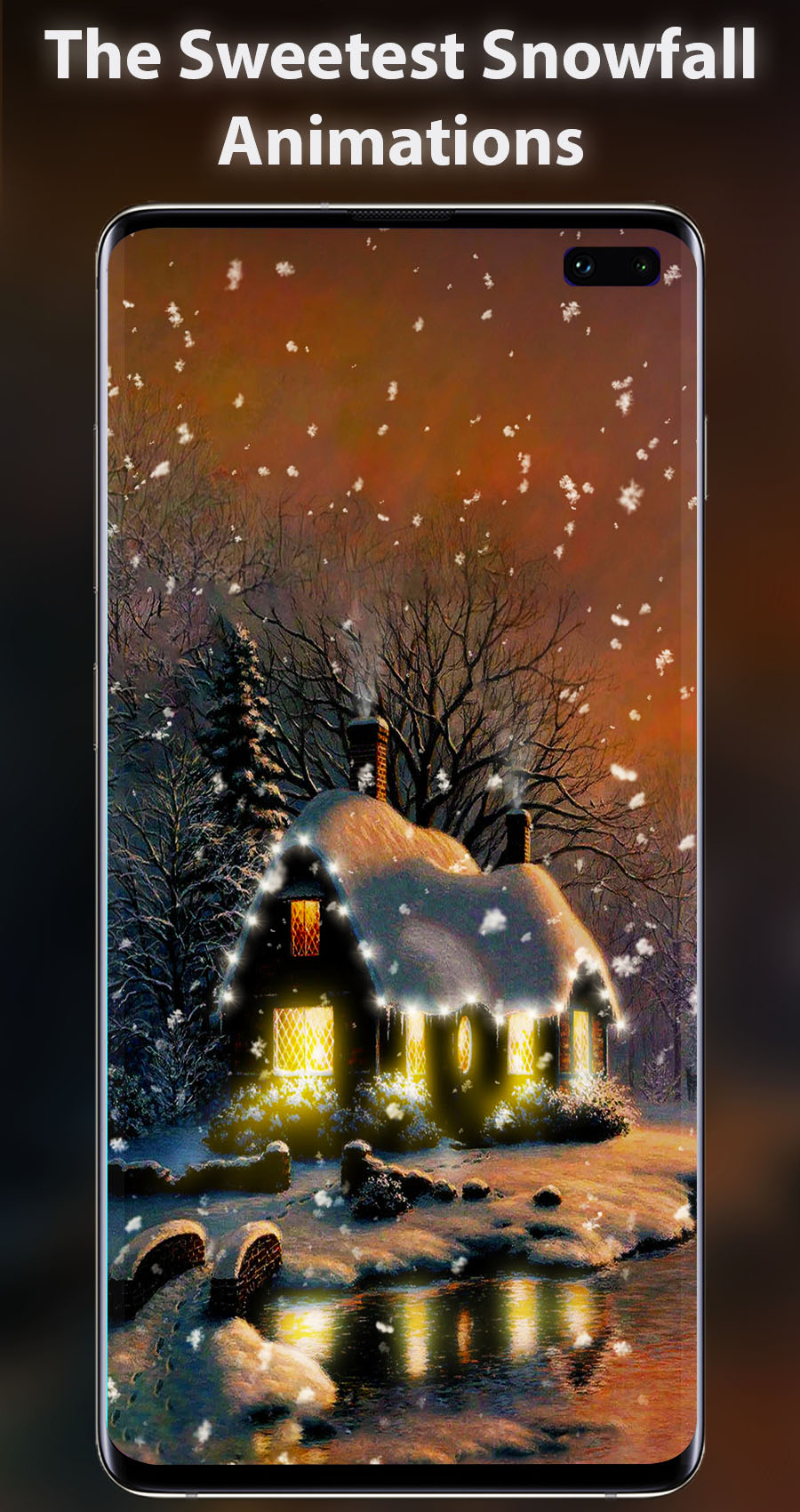 اسکرین شات 1 برنامه Snow Live Wallpaper
