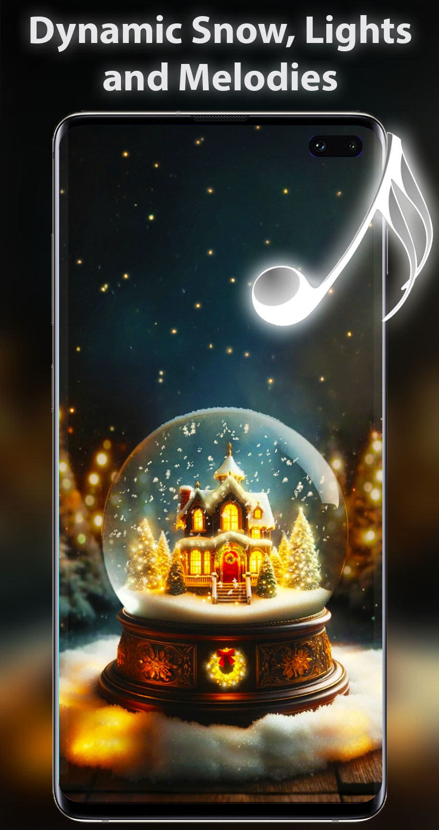 اسکرین شات 2 برنامه Snow Live Wallpaper