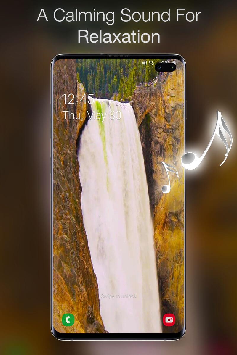 اسکرین شات 3 برنامه Waterfall Live Wallpaper