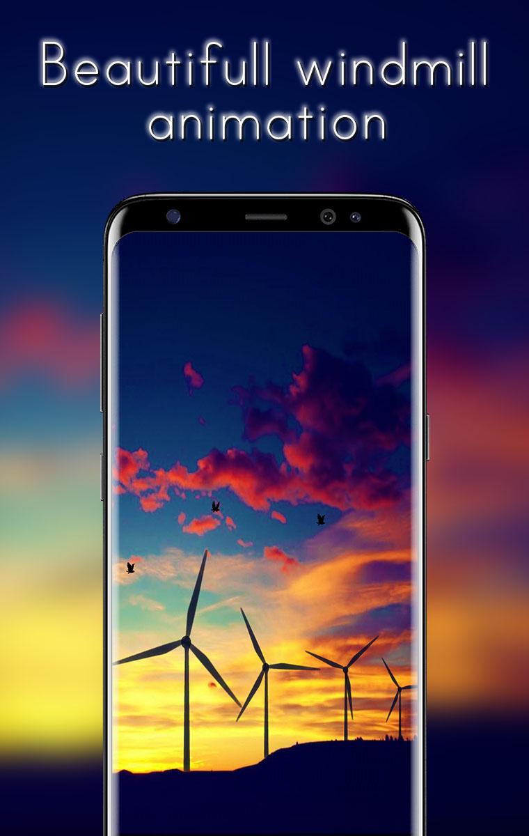 اسکرین شات 1 برنامه Windmill Live Wallpapers