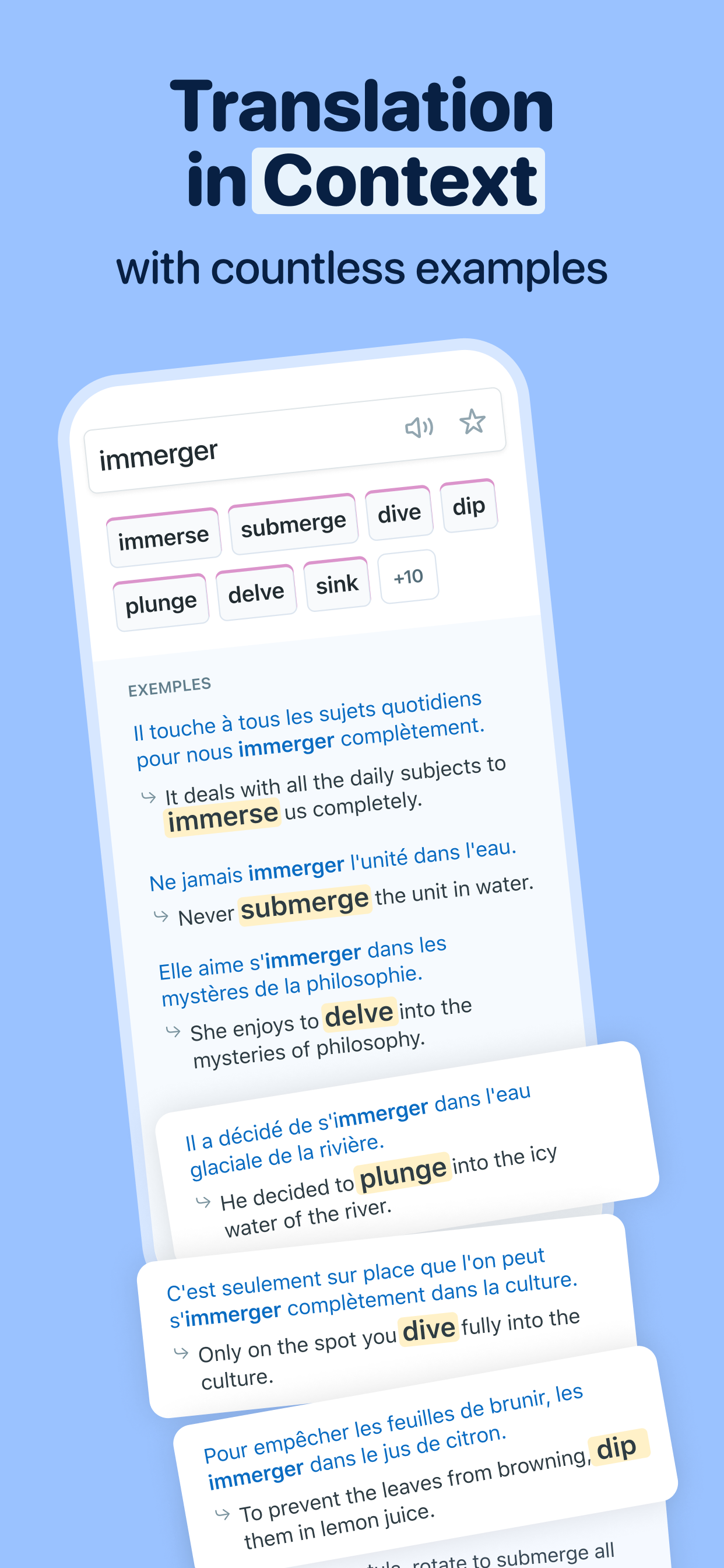 اسکرین شات 2 برنامه Reverso Translate and Learn
