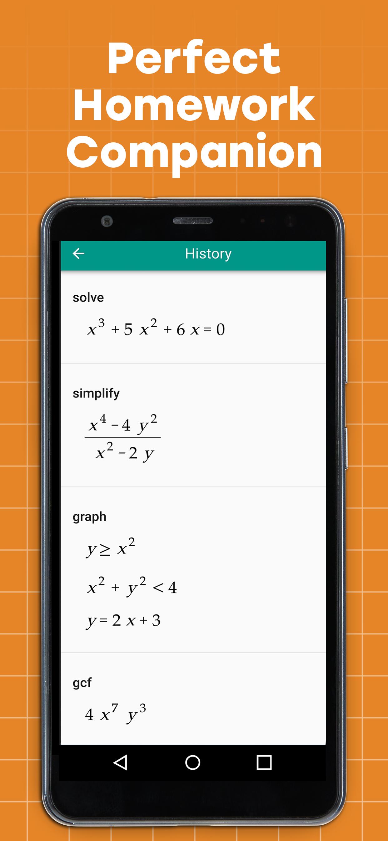 اسکرین شات 6 برنامه Algebrator-step-by-step solver