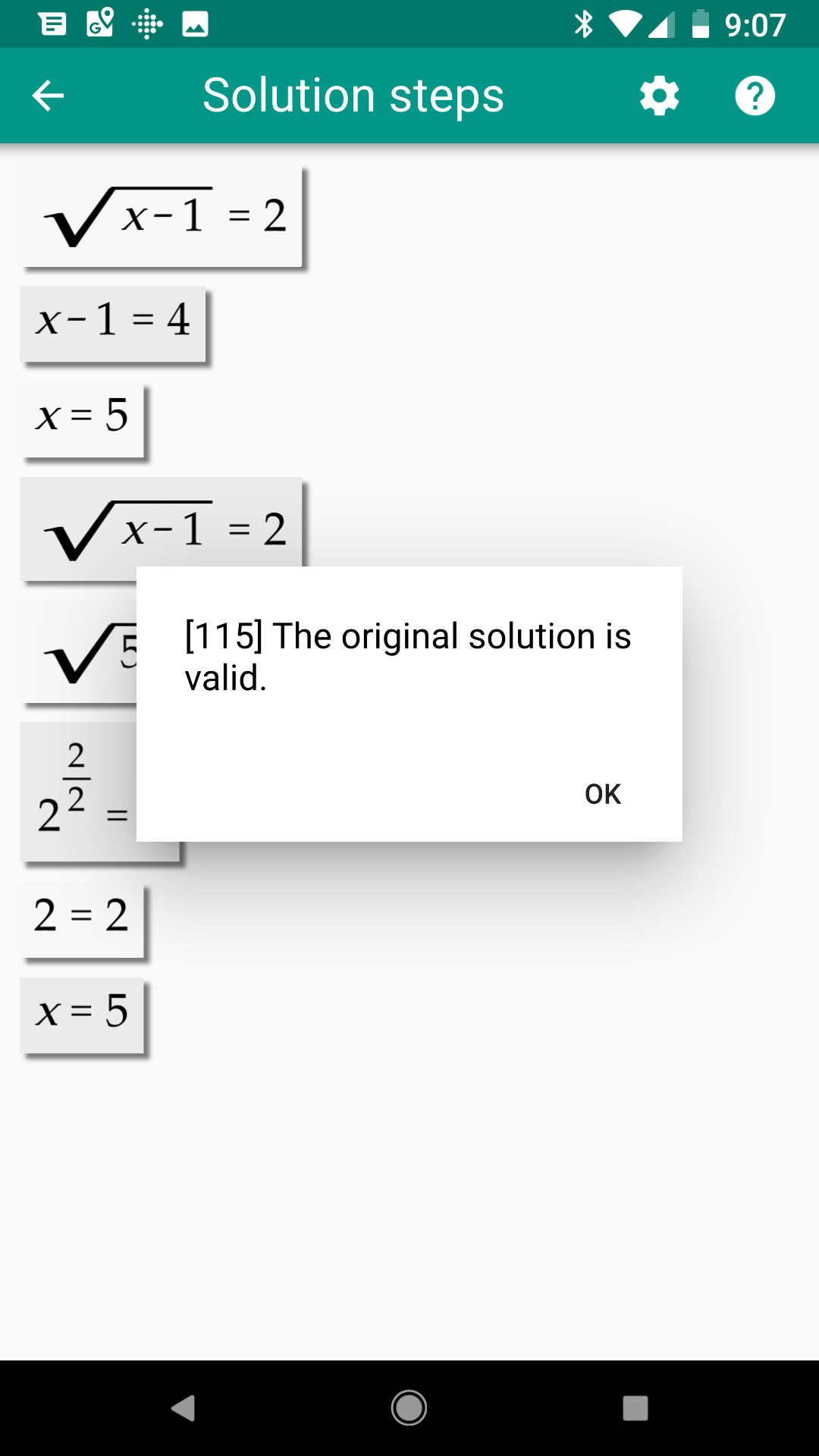 اسکرین شات 7 برنامه ALGEBRATOR-step-by-step solver