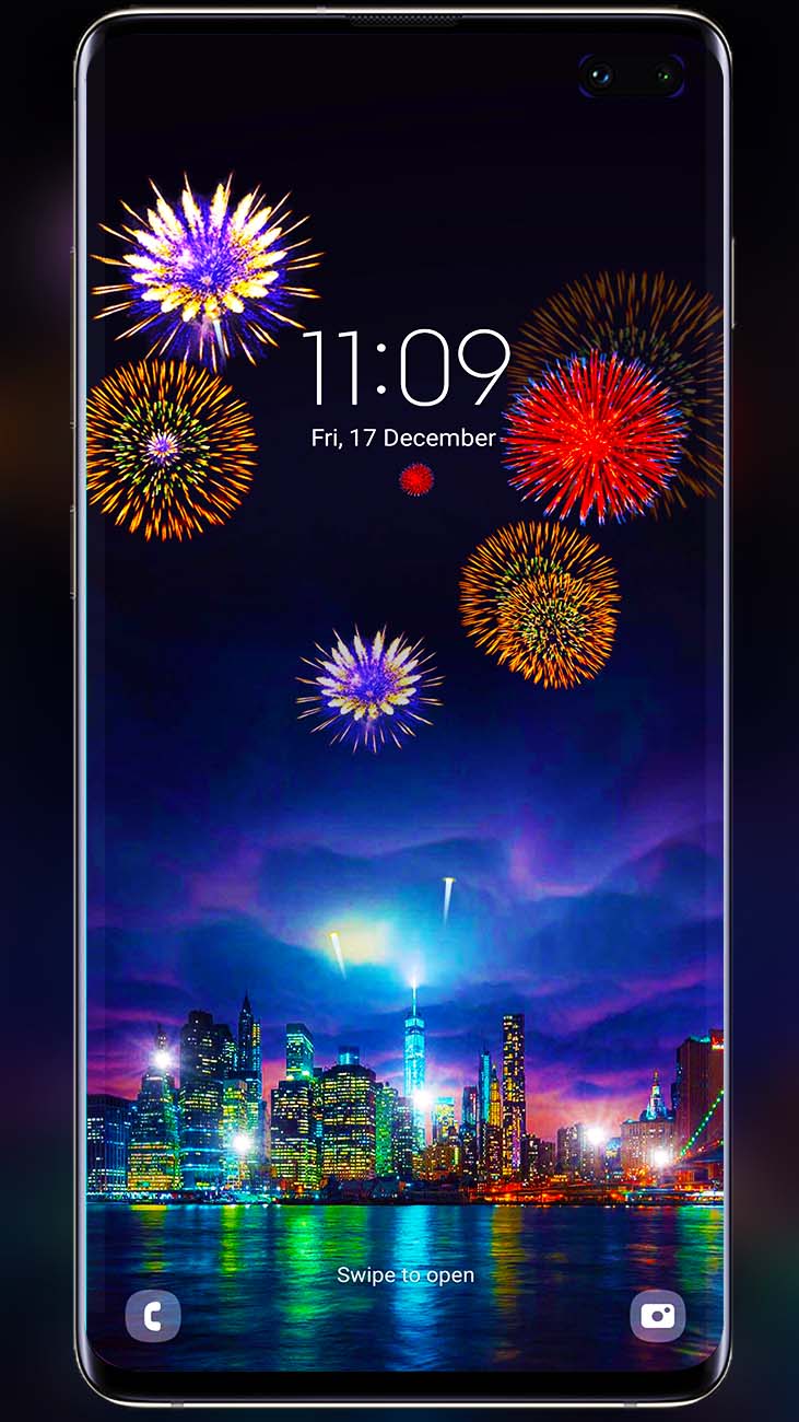 اسکرین شات 8 برنامه Fireworks Live Wallpaper