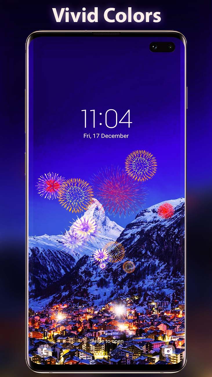 اسکرین شات 4 برنامه Fireworks Live Wallpaper
