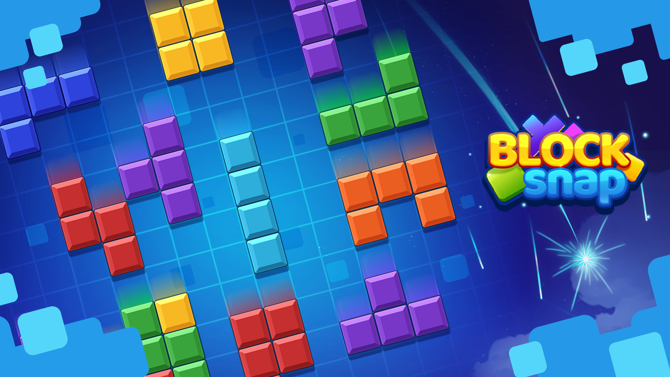 اسکرین شات 1 بازی Block Snap: Happy Puzzle Game