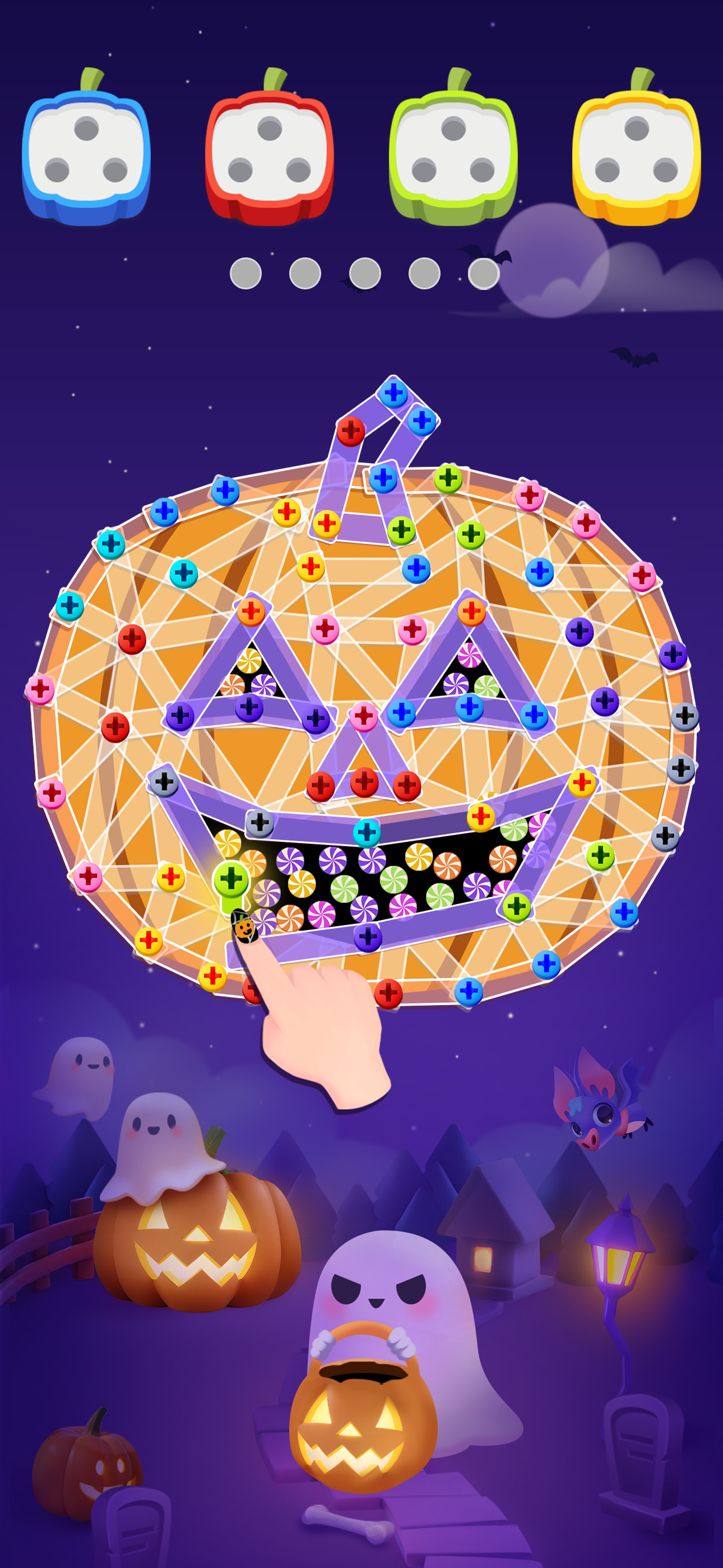 اسکرین شات 3 بازی Screw Snap: Nuts & Bolts Jam