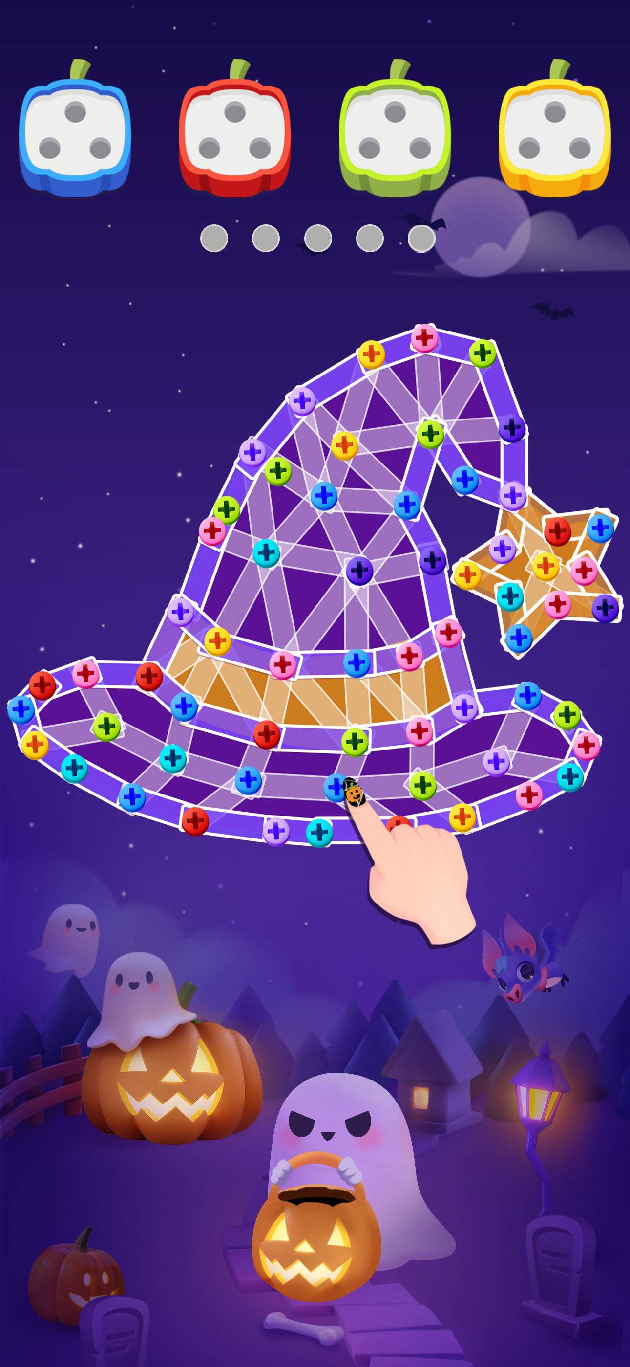 اسکرین شات 4 بازی Screw Snap: Nuts & Bolts Jam
