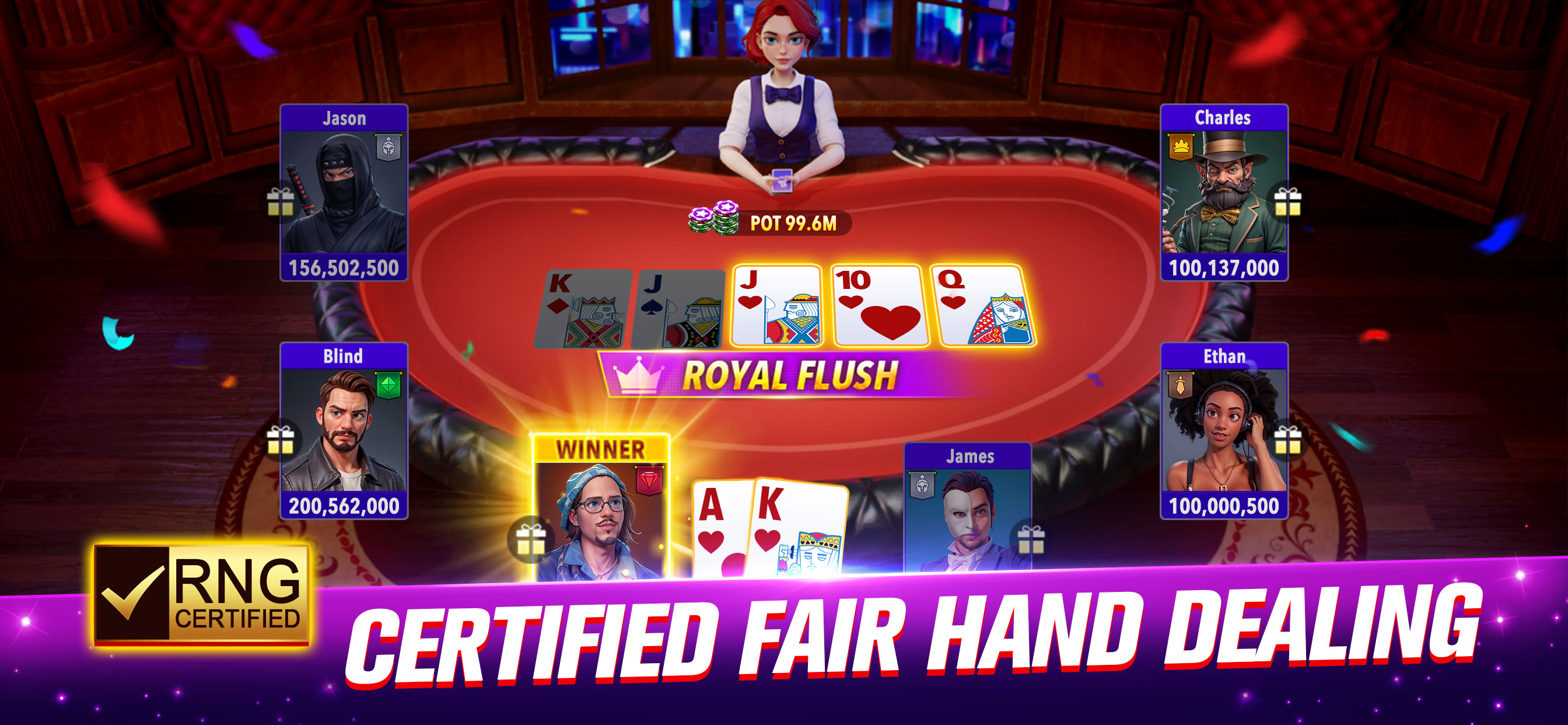 اسکرین شات 1 بازی Poker Frenzy - Texas Hold`em