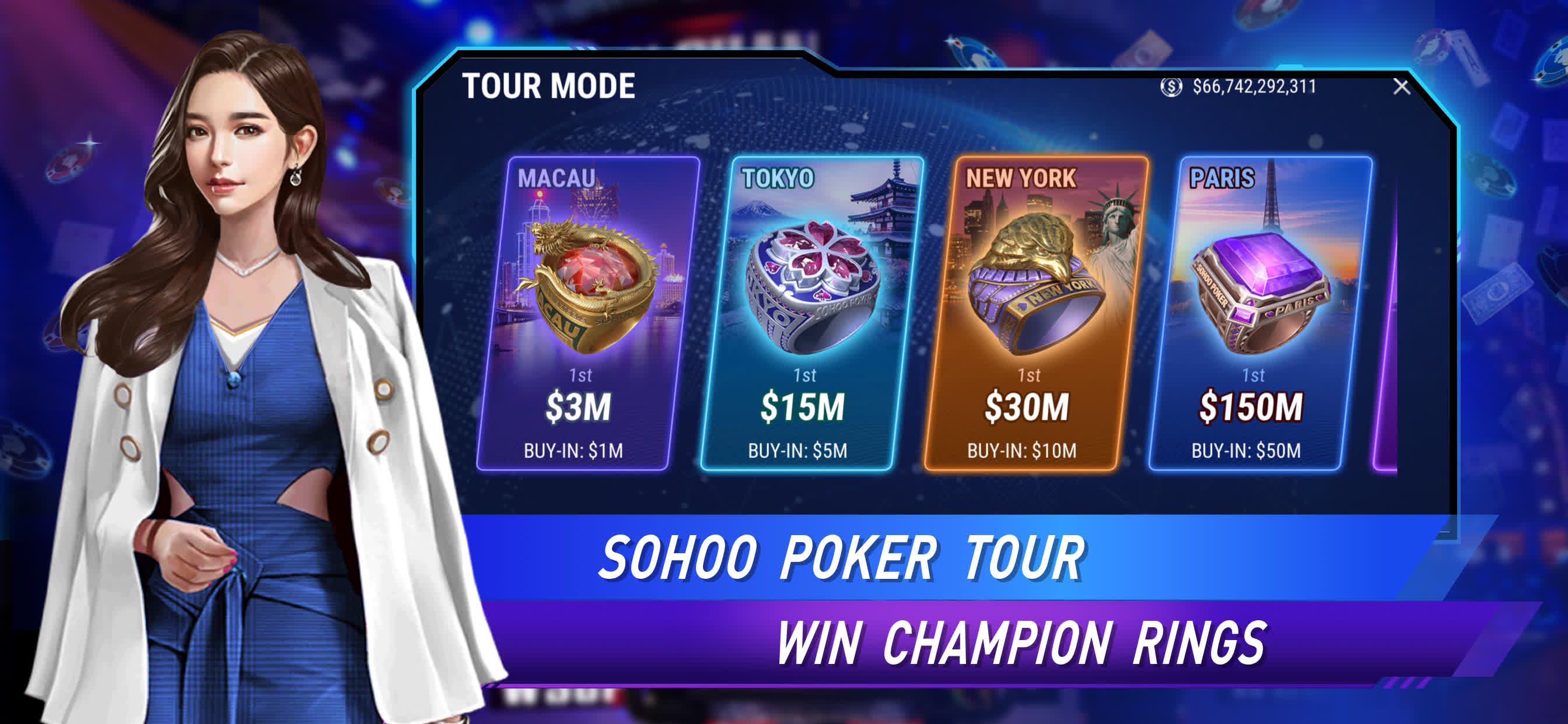 اسکرین شات 4 بازی Sohoo Poker - Texas Holdem