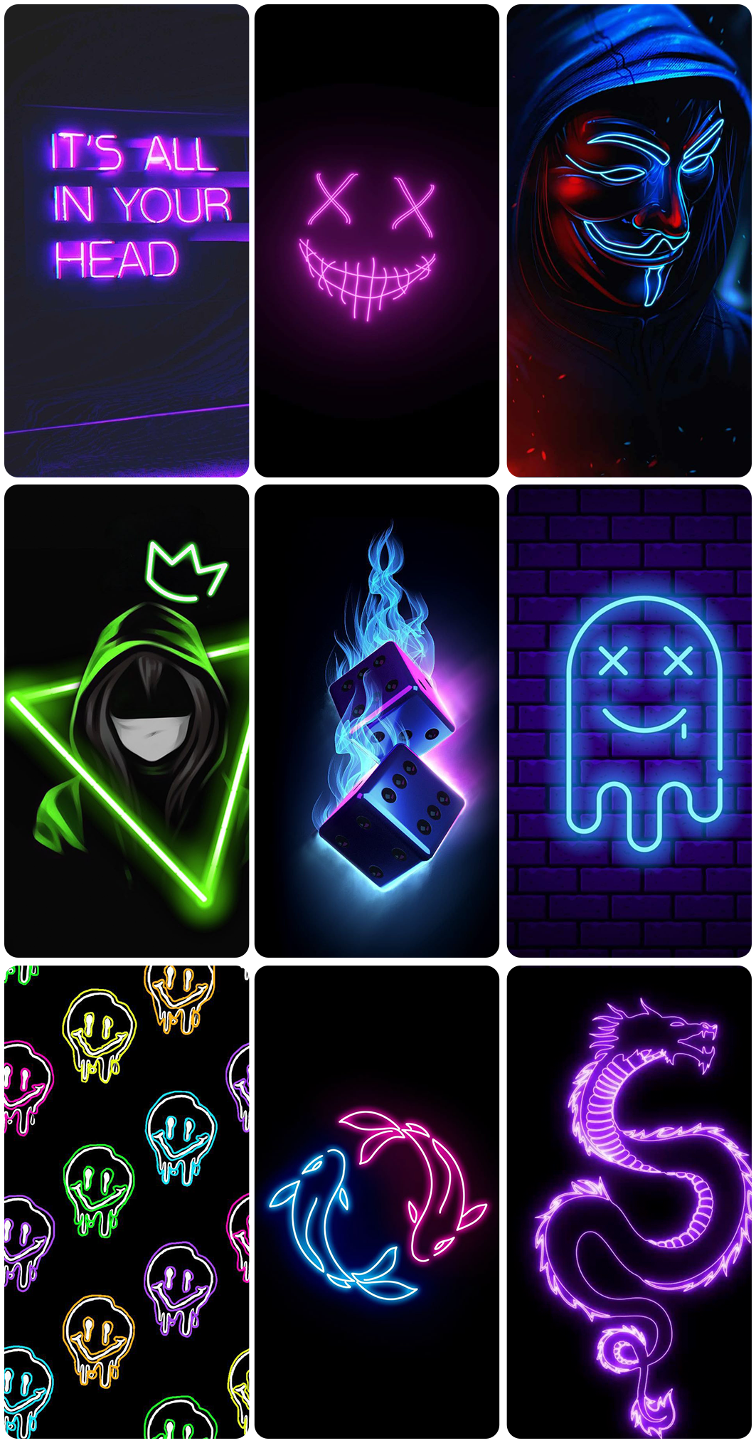 اسکرین شات 8 برنامه Black Art aesthetic Wallpaper