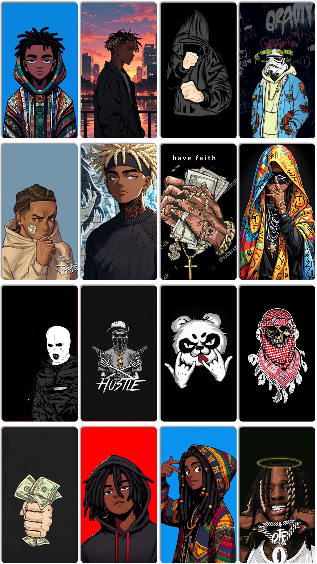 اسکرین شات 4 برنامه Ghetto Wallpaper: Dope, Trill