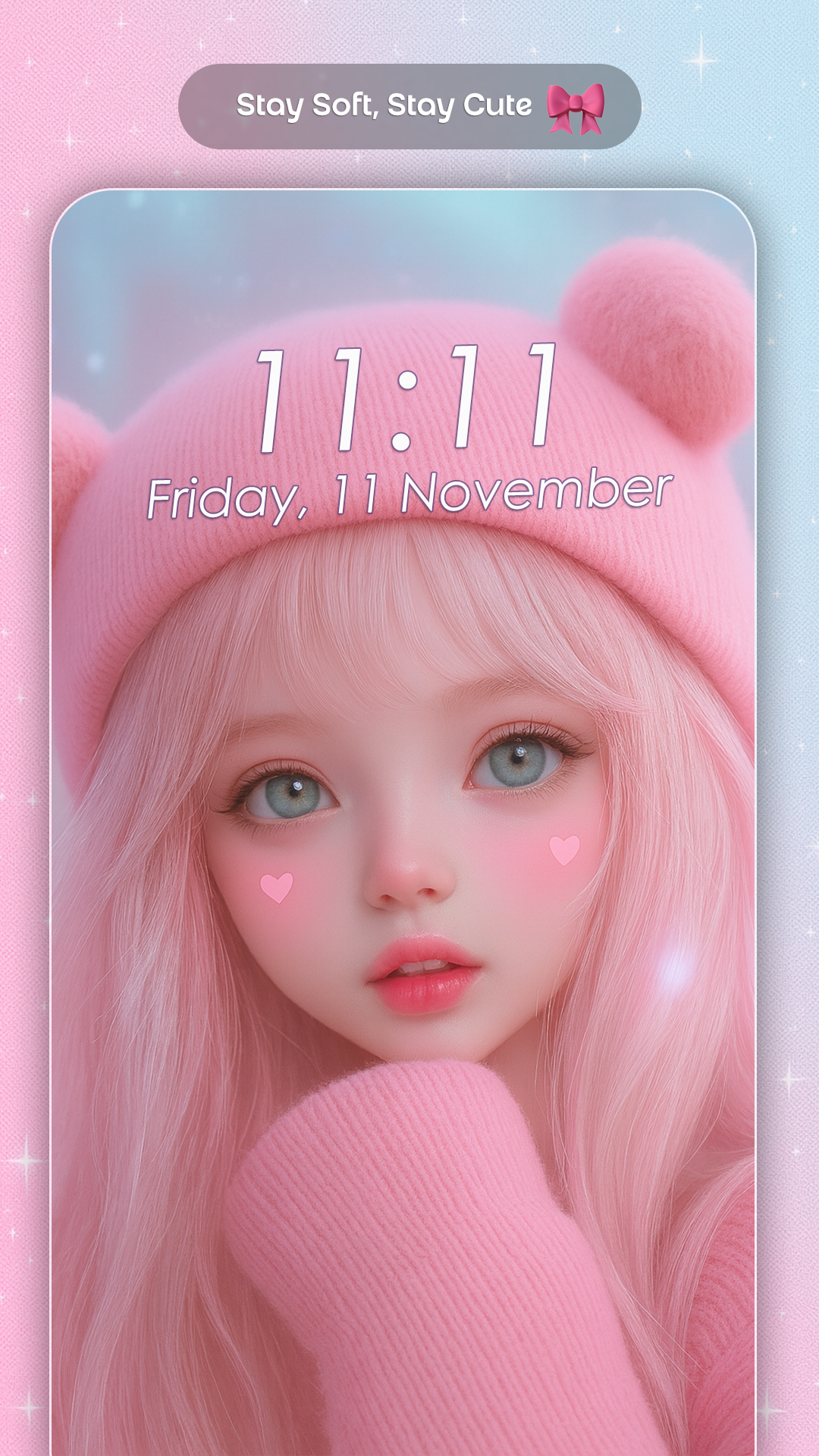 اسکرین شات 5 برنامه Cute Girly Wallpaper Aesthetic