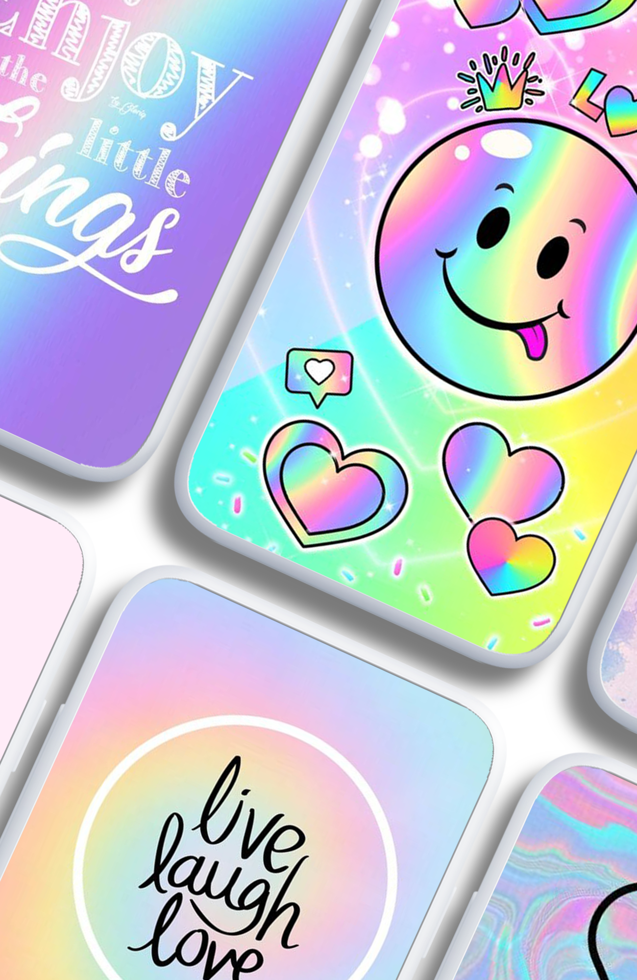 اسکرین شات 2 برنامه Holographic Wallpaper