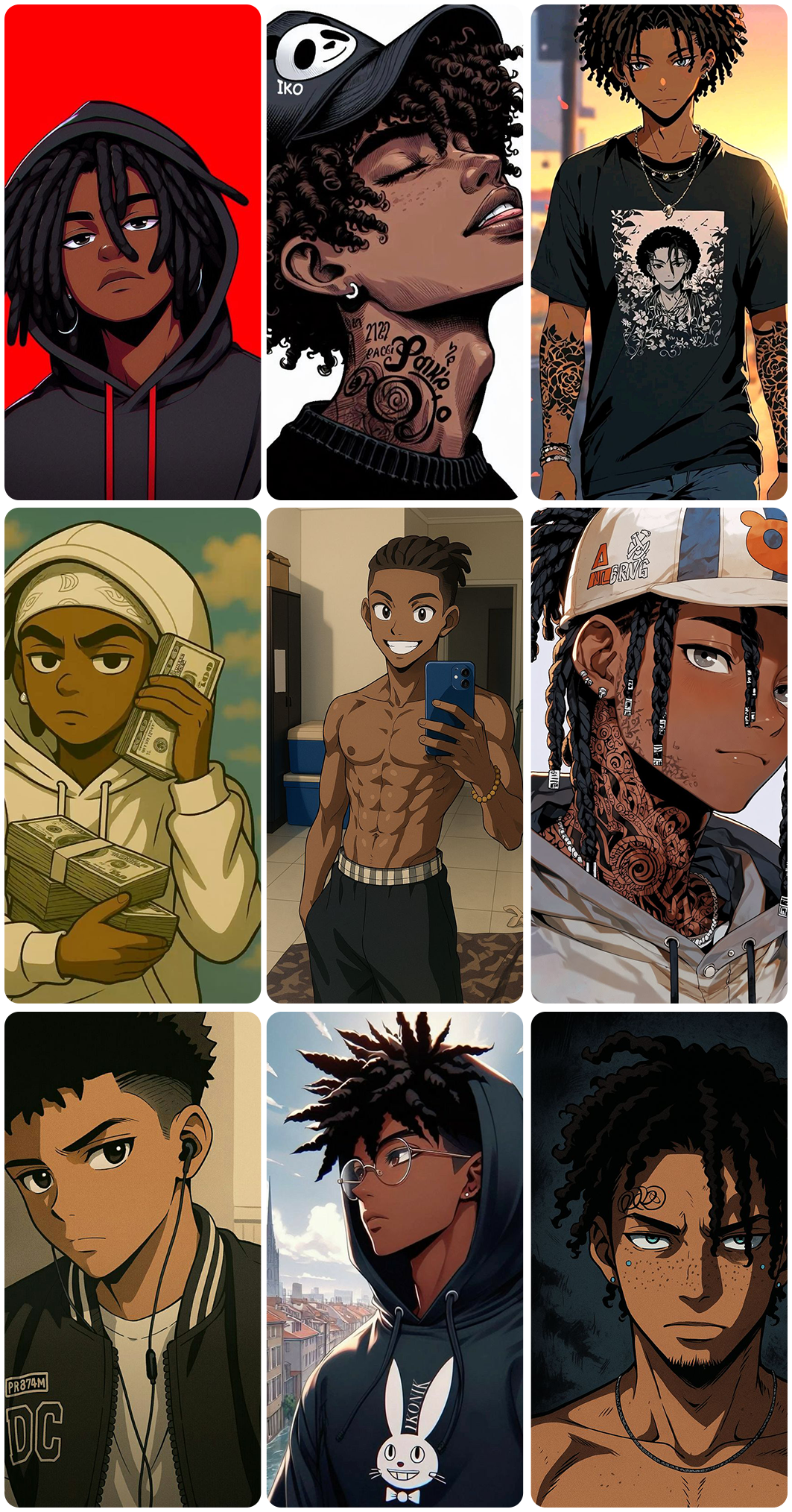 اسکرین شات 4 برنامه Melanin aesthetic wallpapers