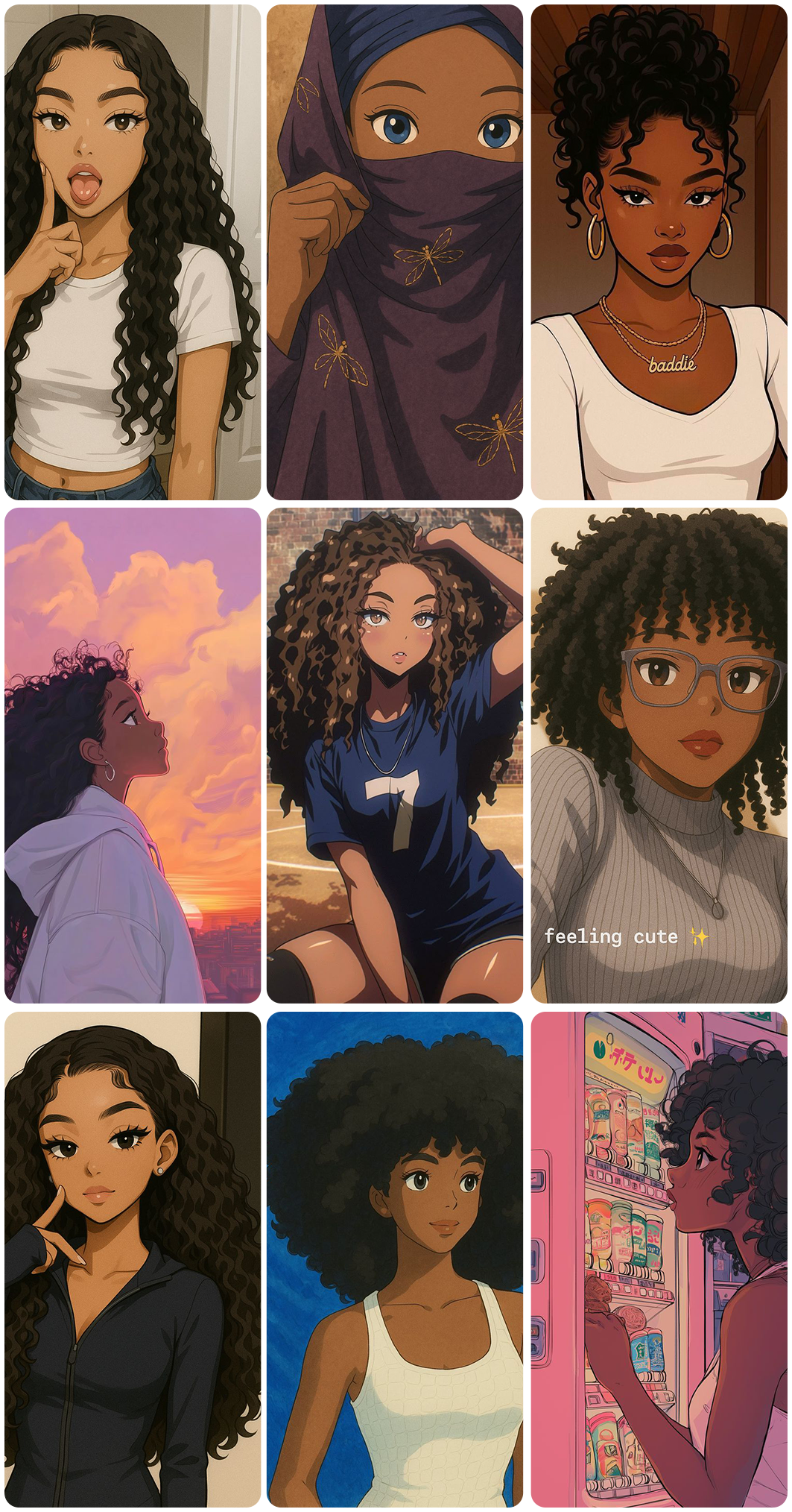 اسکرین شات 8 برنامه Melanin aesthetic wallpapers