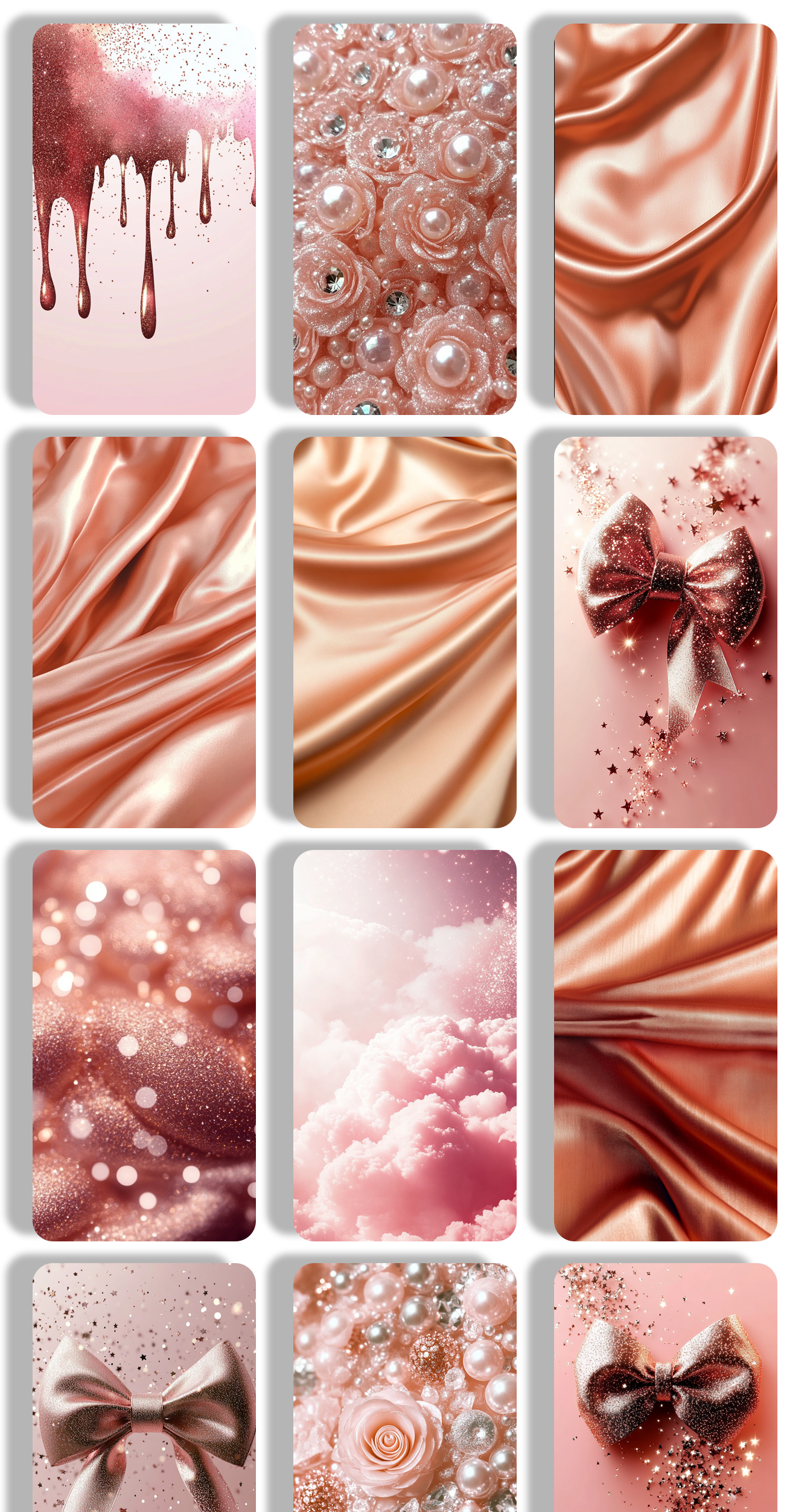 اسکرین شات 6 برنامه Rose Gold Wallpaper