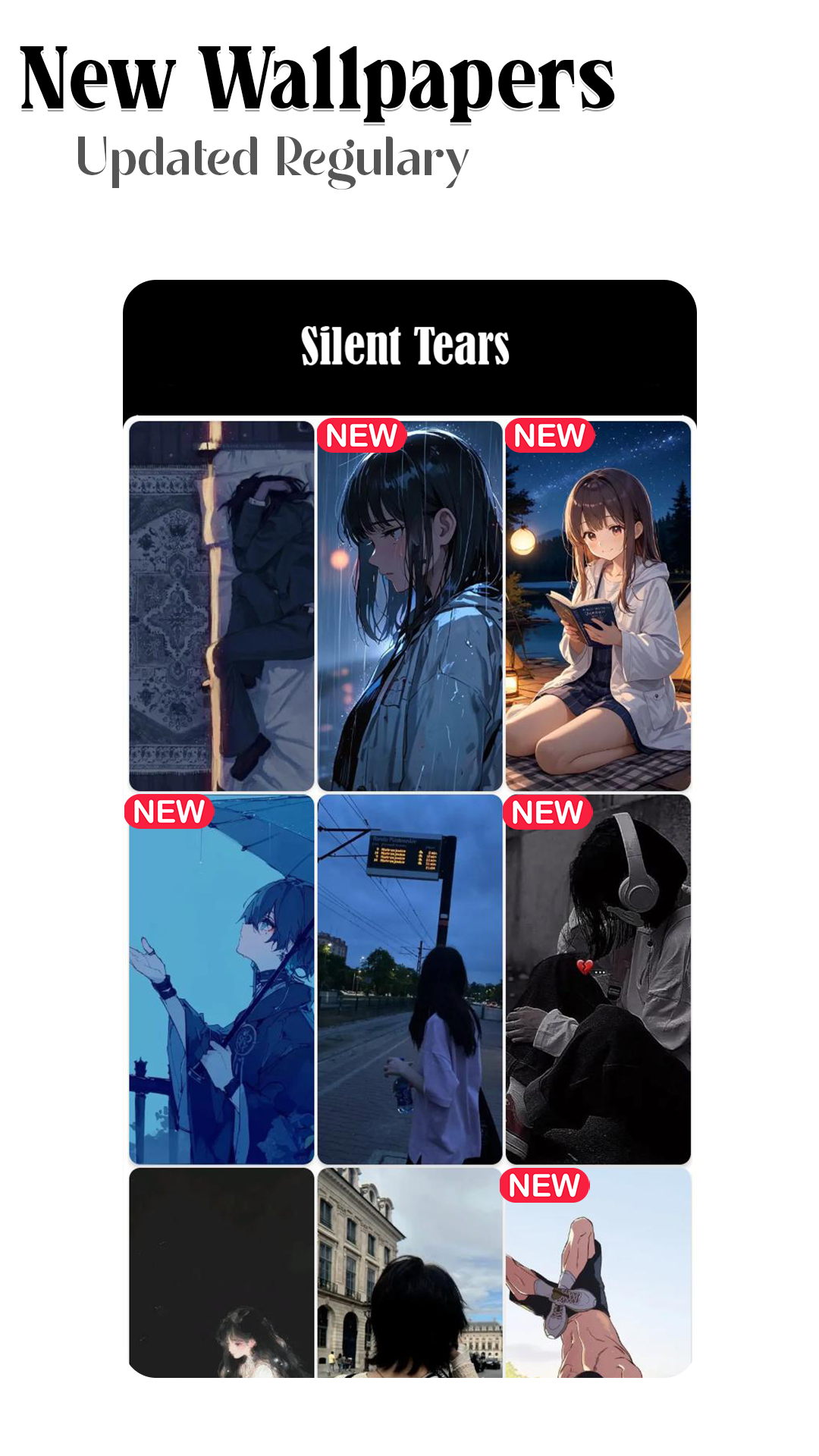 اسکرین شات 8 برنامه Sad Anime Wallpaper