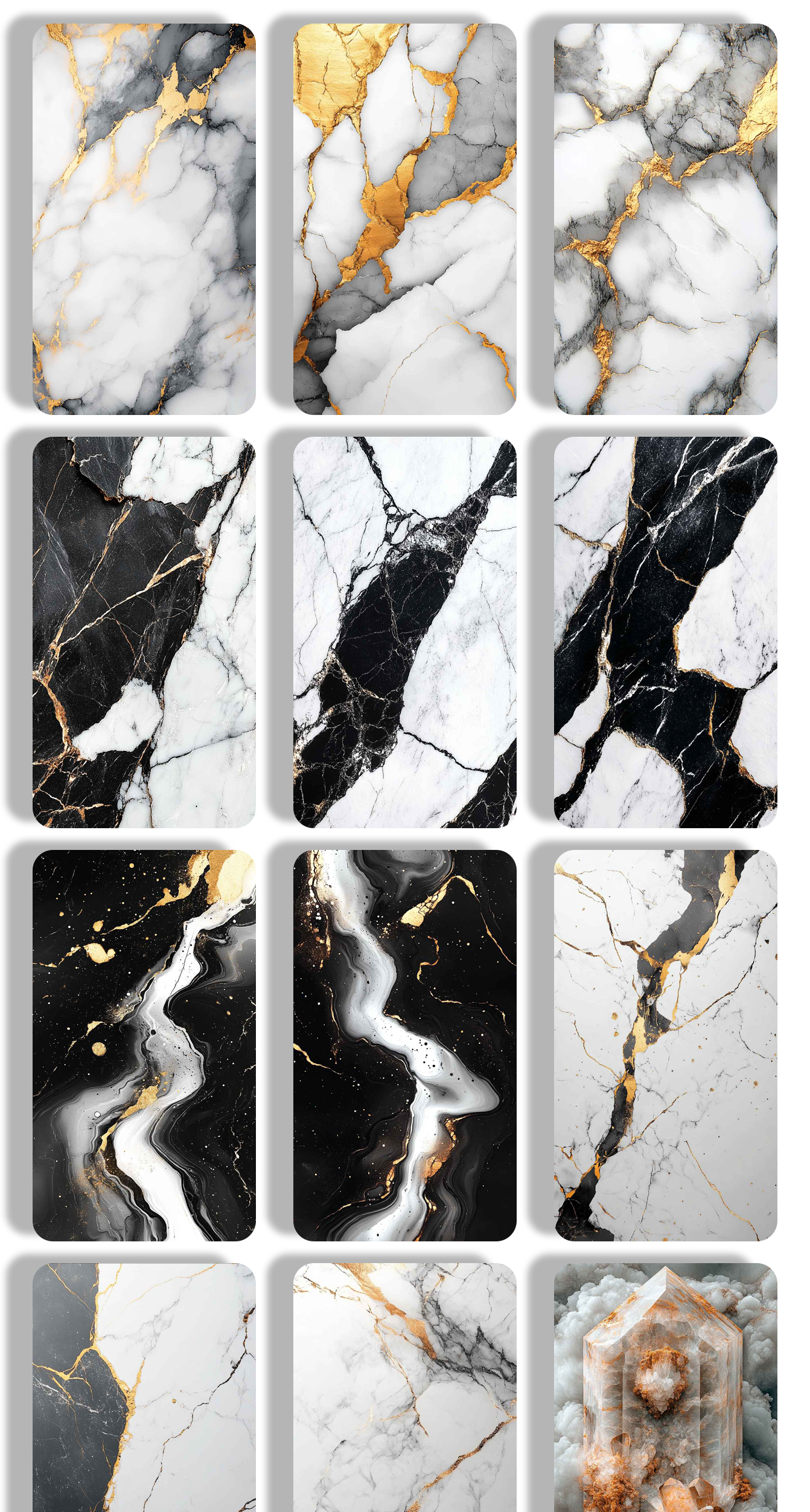 اسکرین شات 7 برنامه Aesthetic Marble Wallpaper