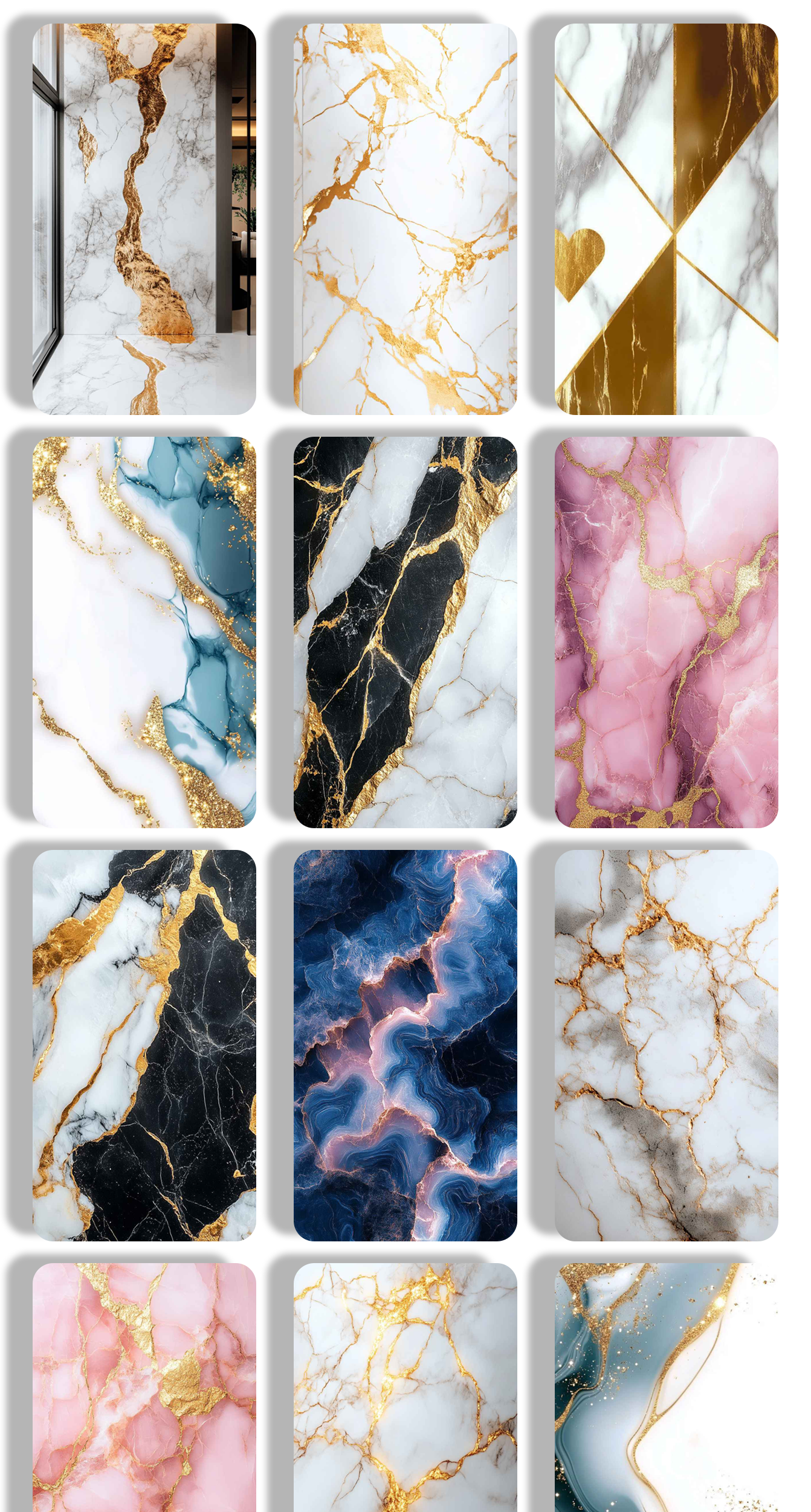 اسکرین شات 6 برنامه Aesthetic Marble Wallpaper