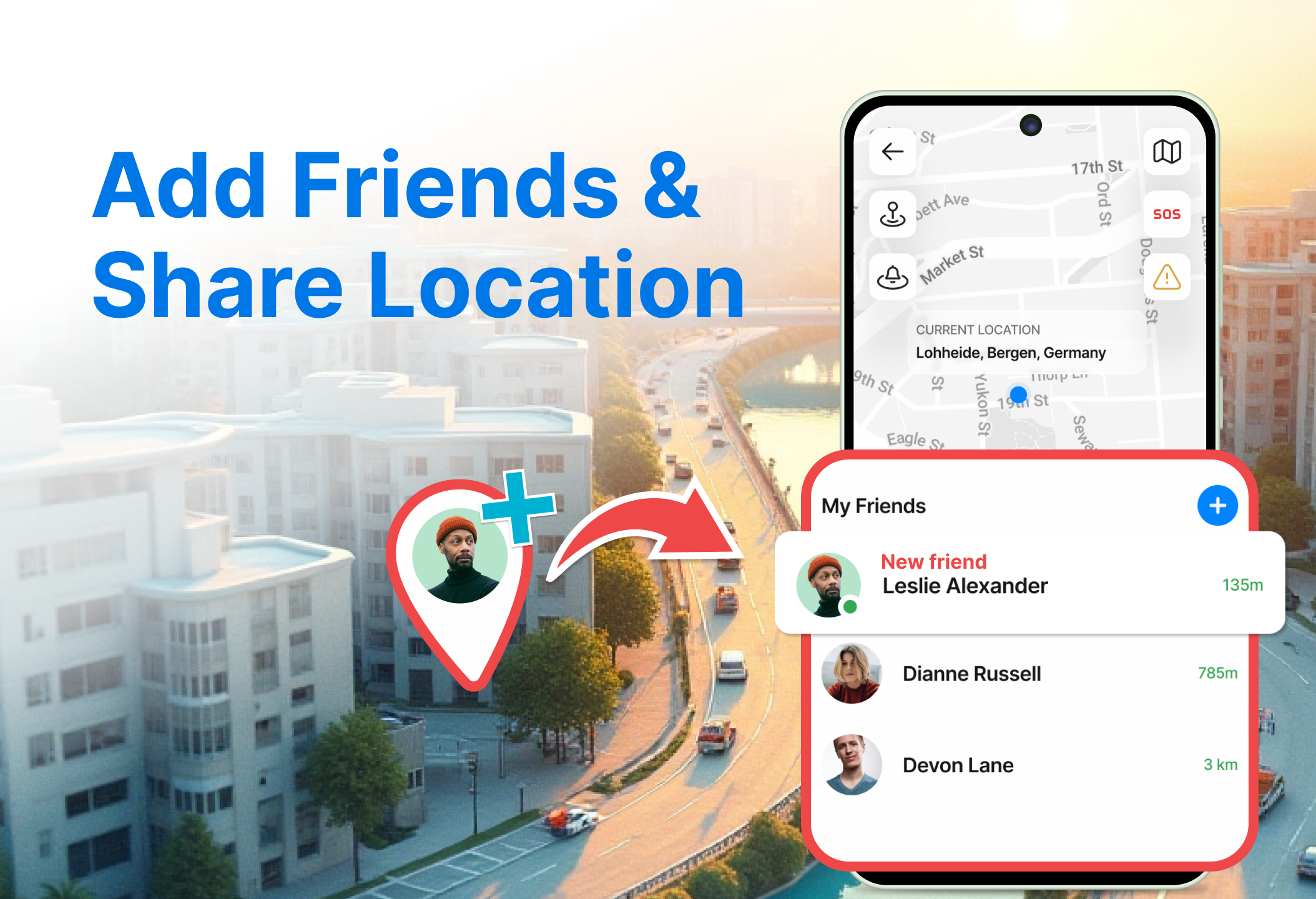 اسکرین شات 4 برنامه GPS Location Tracker for Phone