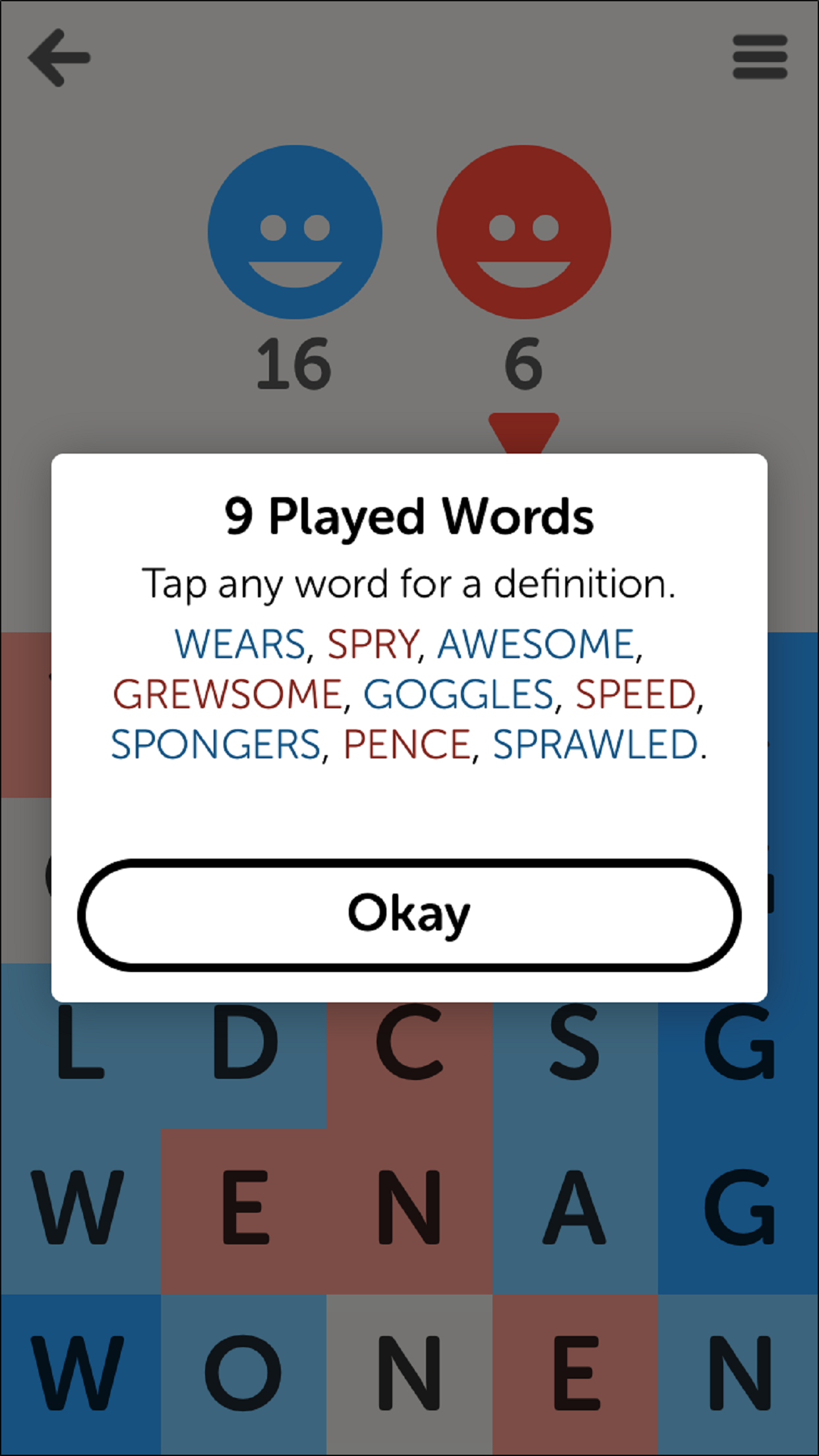 اسکرین شات 3 بازی Letterpress – Word Game