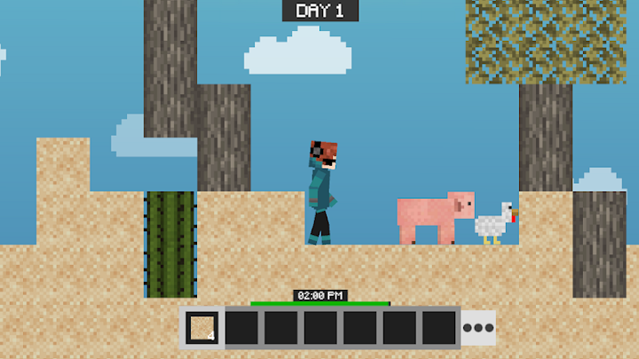 اسکرین شات 7 بازی Stickman vs Multicraft: Noob Survival