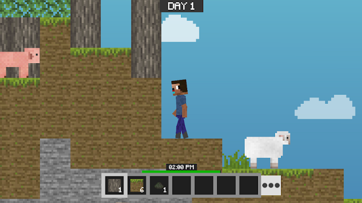 اسکرین شات 4 بازی Stickman vs Multicraft: Noob Survival