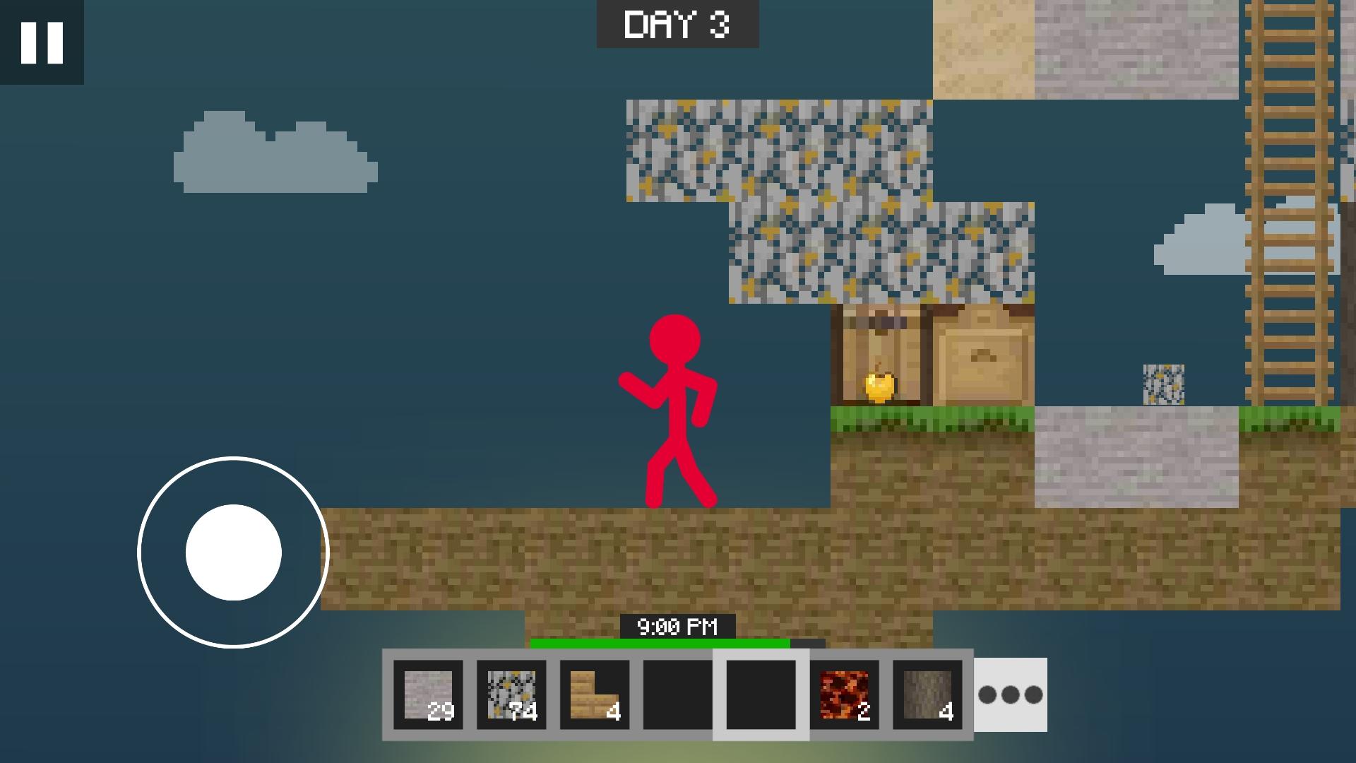 اسکرین شات 5 بازی Stickman vs Multicraft: Skyblock Craft