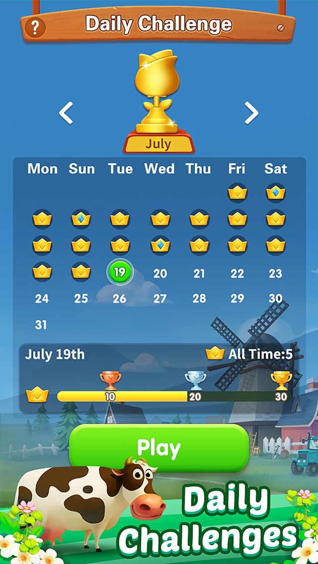 اسکرین شات 7 بازی Solitaire - My Farm Friends