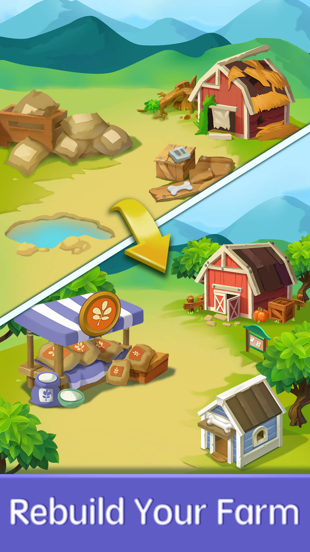 اسکرین شات 2 بازی Solitaire Farm